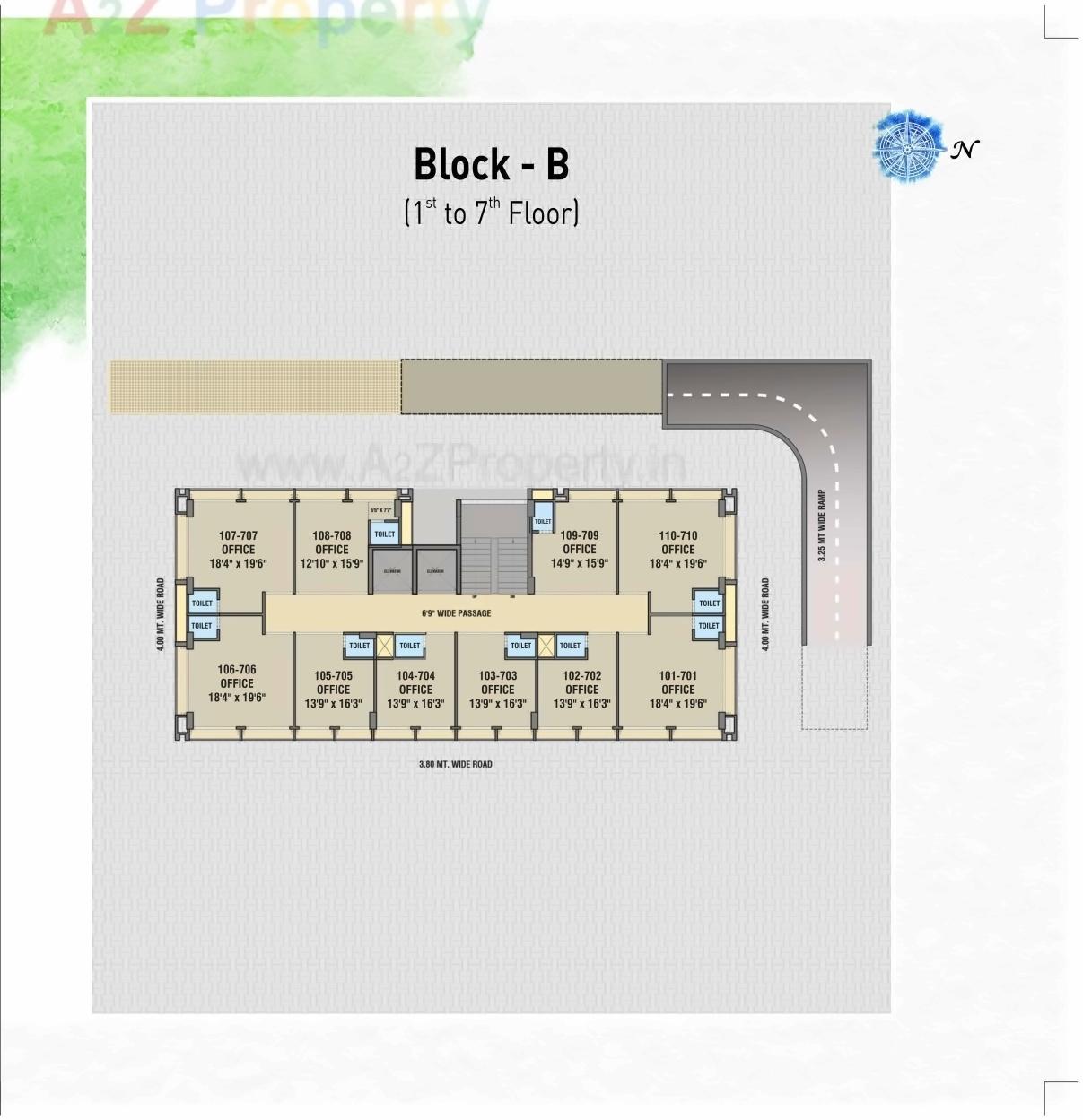 Layout of real estate project Gokul Pratham located at Ahmedabad, Ahmedabad, Gujarat