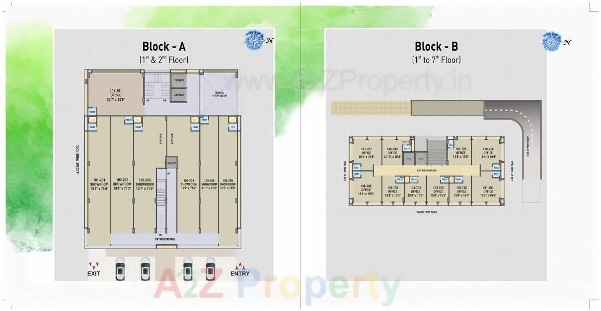 Layout of real estate project Gokul Pratham located at Ahmedabad, Ahmedabad, Gujarat