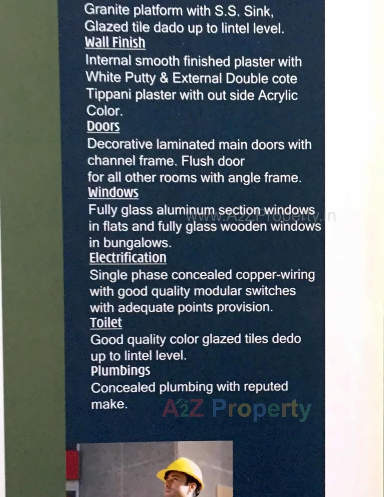  of real estate project Gokul Residency (block A + B, G, H) located at Vinzol, Ahmedabad, Gujarat