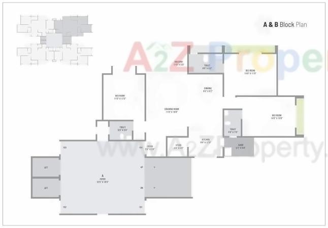 Layout of real estate project Gokuldham Lifestyle located at Singarva, Ahmedabad, Gujarat
