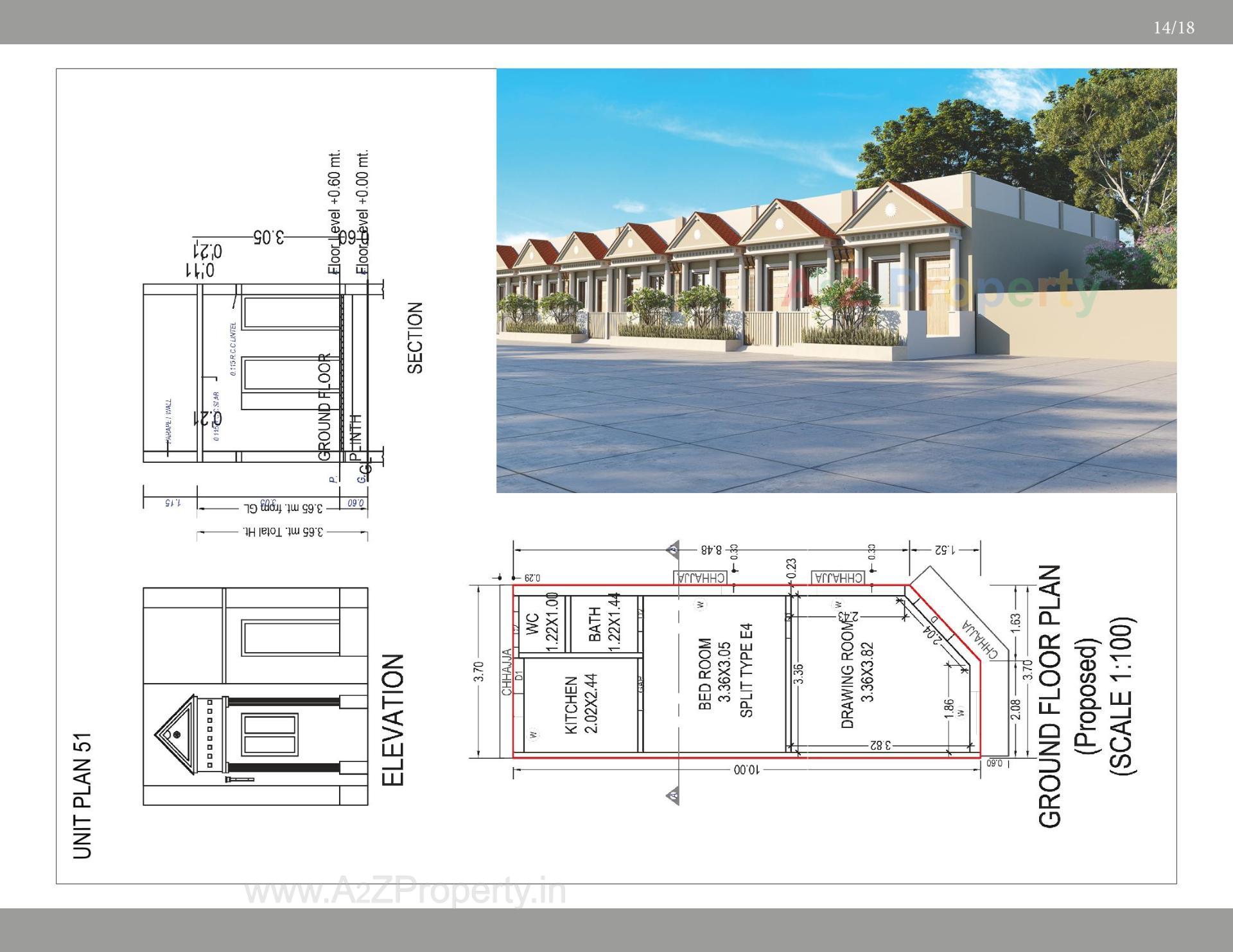 Layout of real estate project Gokuldham located at Ahmedabad, Ahmedabad, Gujarat