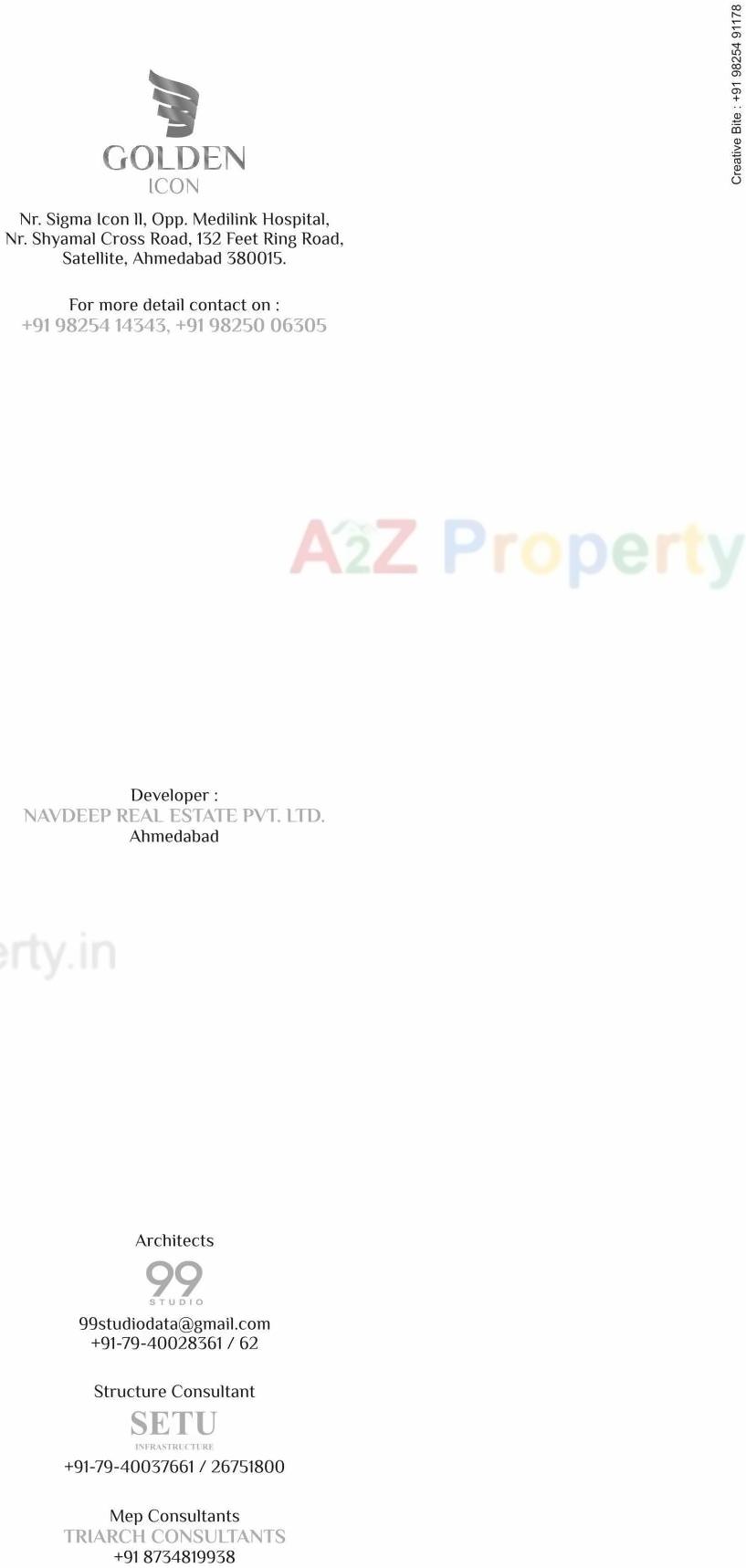  of real estate project Golden Icon located at Jodhpur, Ahmedabad, Gujarat