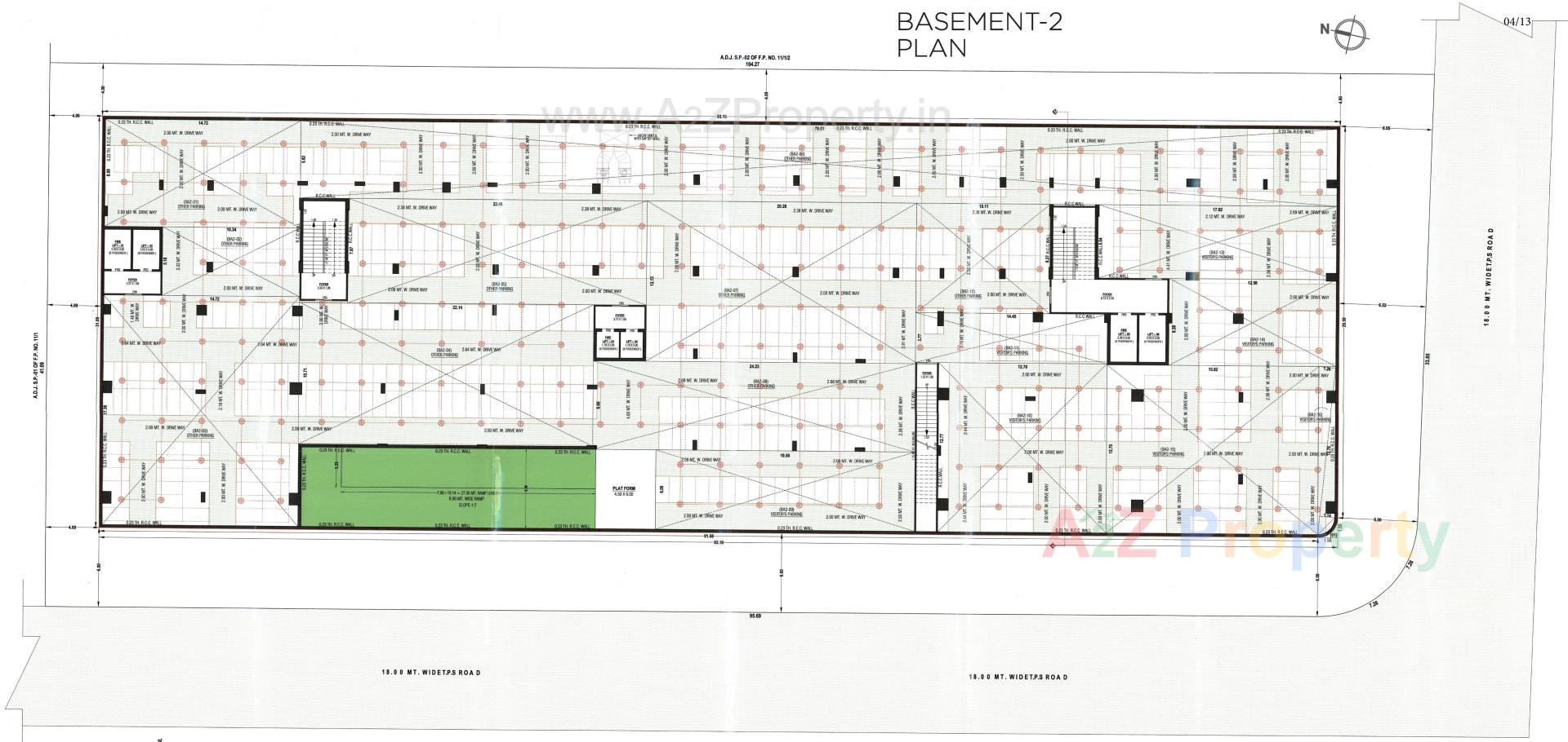 Layout of real estate project Golden Plaza located at Nikol, Ahmedabad, Gujarat