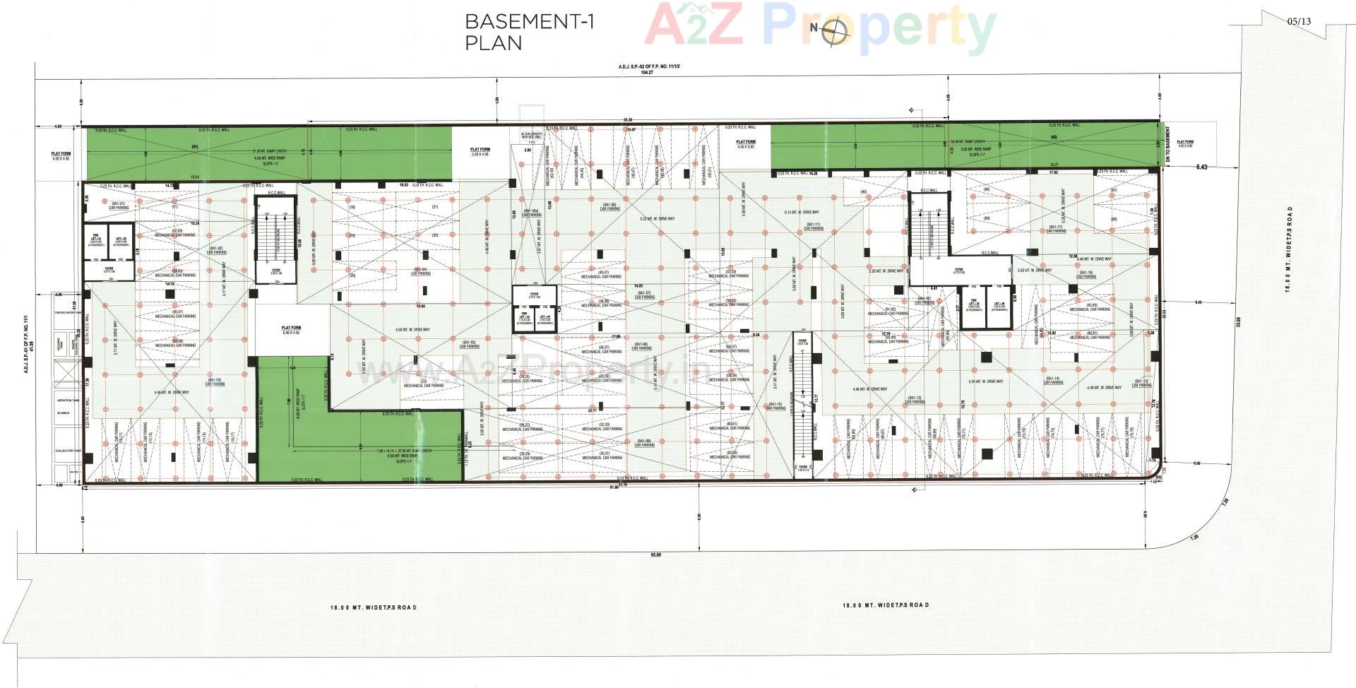 Layout of real estate project Golden Plaza located at Nikol, Ahmedabad, Gujarat