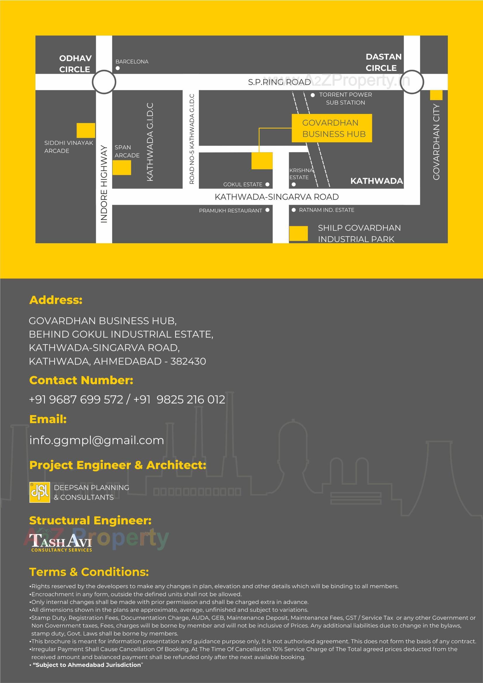  of real estate project Govardhan Bussiness Hub located at Kathwada, Ahmedabad, Gujarat