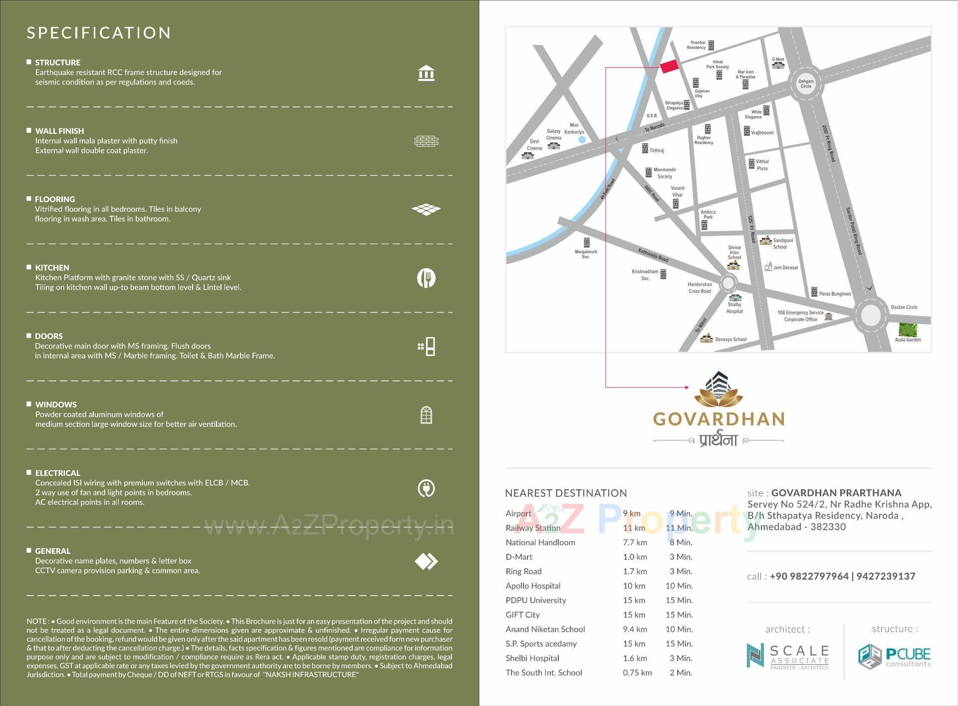  of real estate project Govardhan Prathna located at Naroda, Ahmedabad, Gujarat