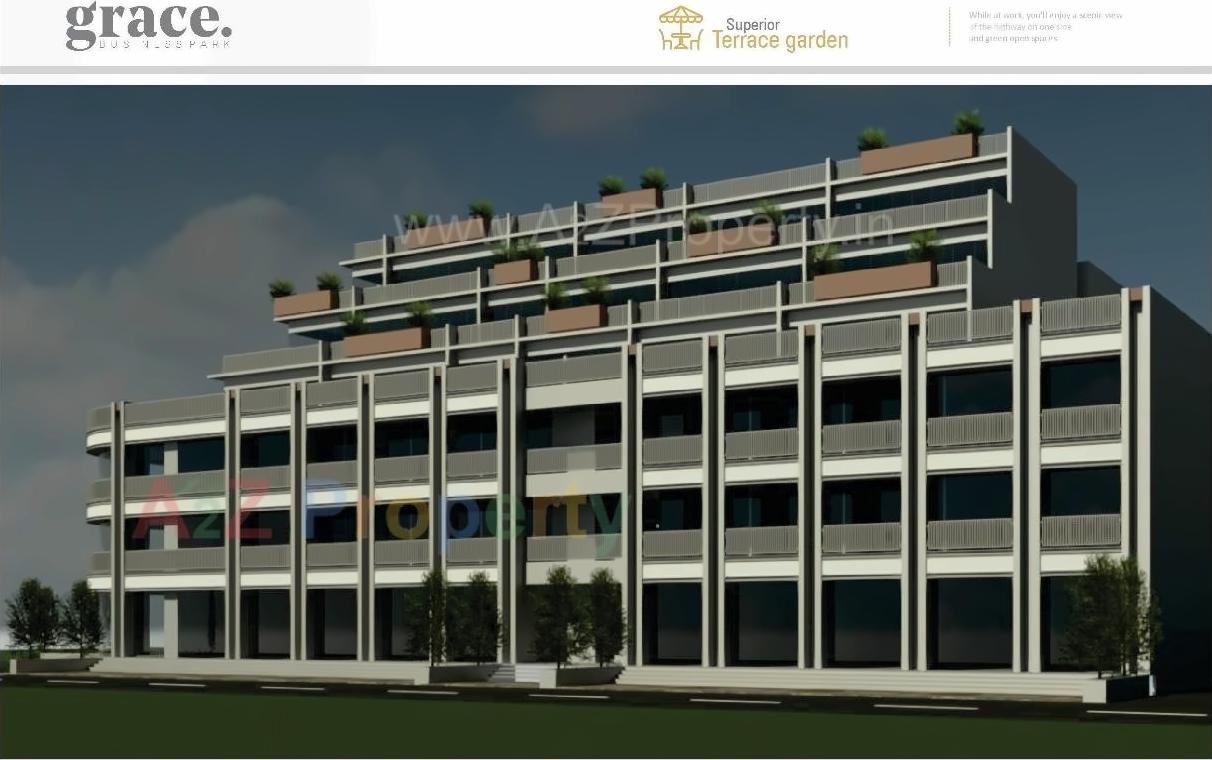 3D Elevation of real estate project Grace Business Park located at Ahmedabad, Ahmedabad, Gujarat