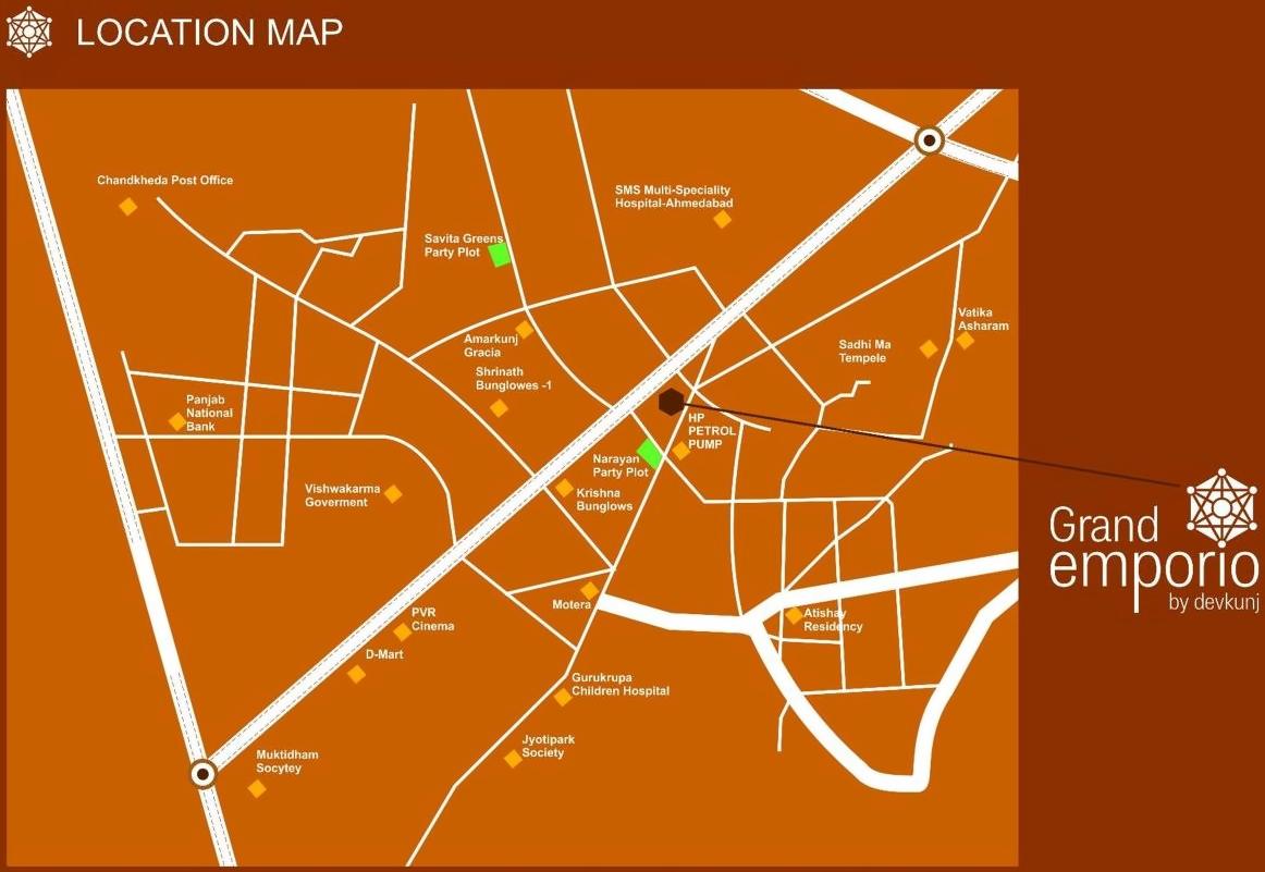  of real estate project Grand Emporio located at Motera, Ahmedabad, Gujarat