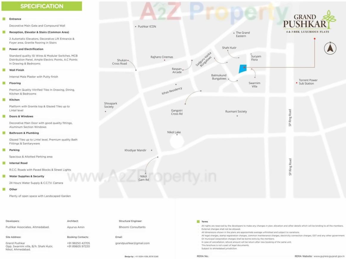  of real estate project Grand Pushkar located at Nikol, Ahmedabad, Gujarat