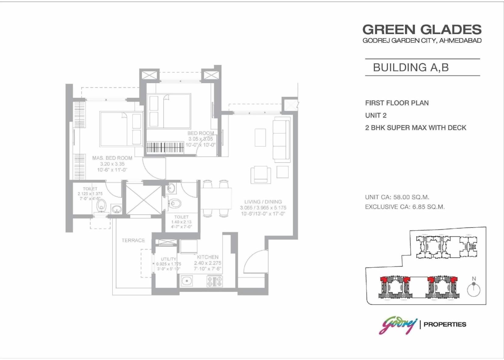 Layout of real estate project Green Glades located at Jagatpur, Ahmedabad, Gujarat