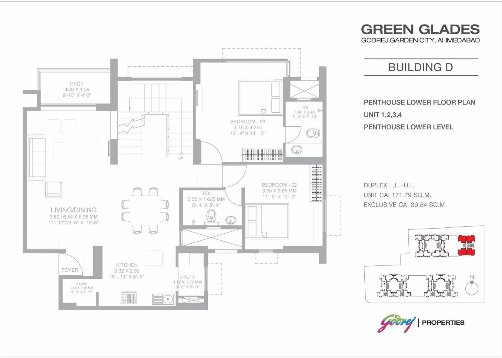 Layout of real estate project Green Glades located at Jagatpur, Ahmedabad, Gujarat