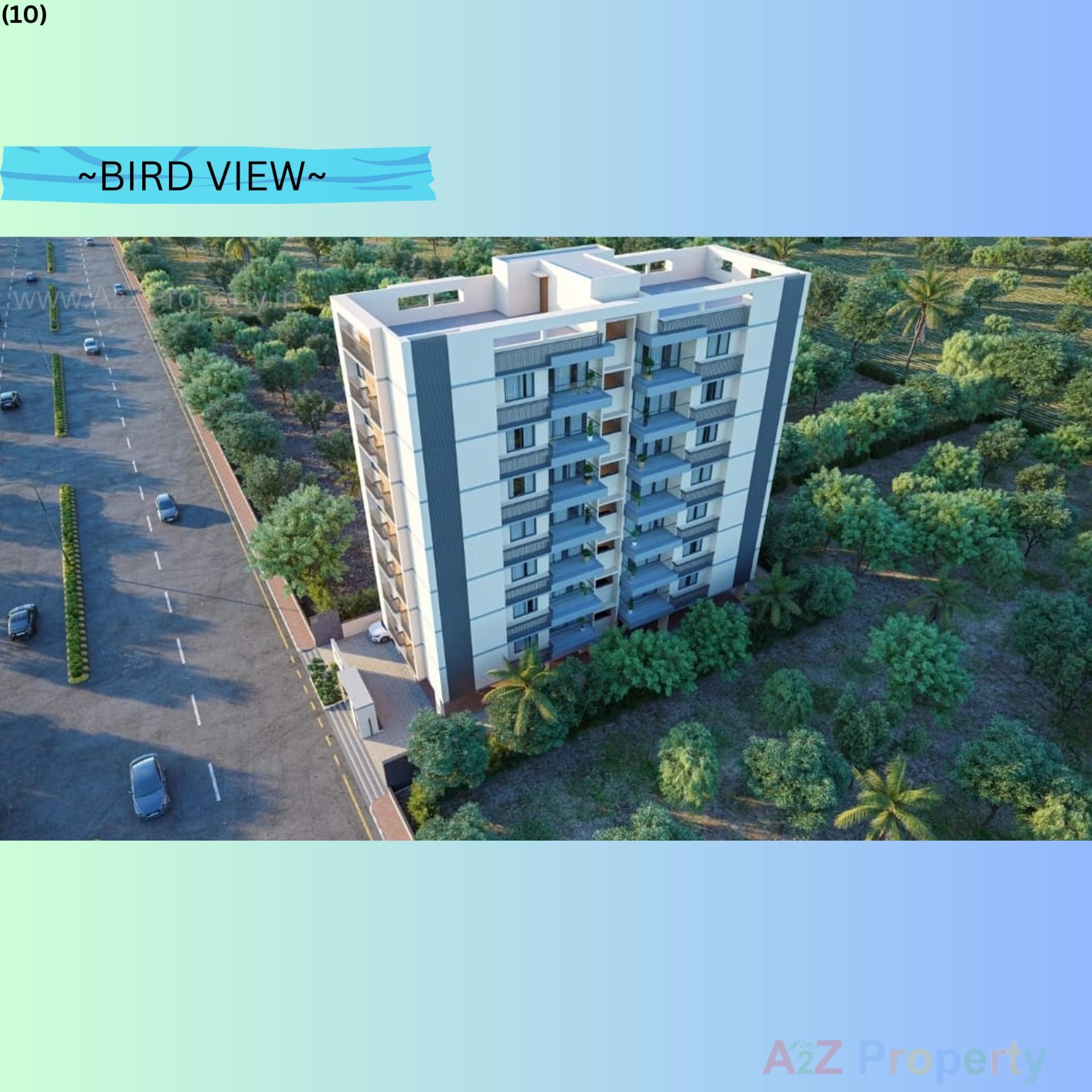 3D Elevation of real estate project Green Lake View located at Nikol, Ahmedabad, Gujarat
