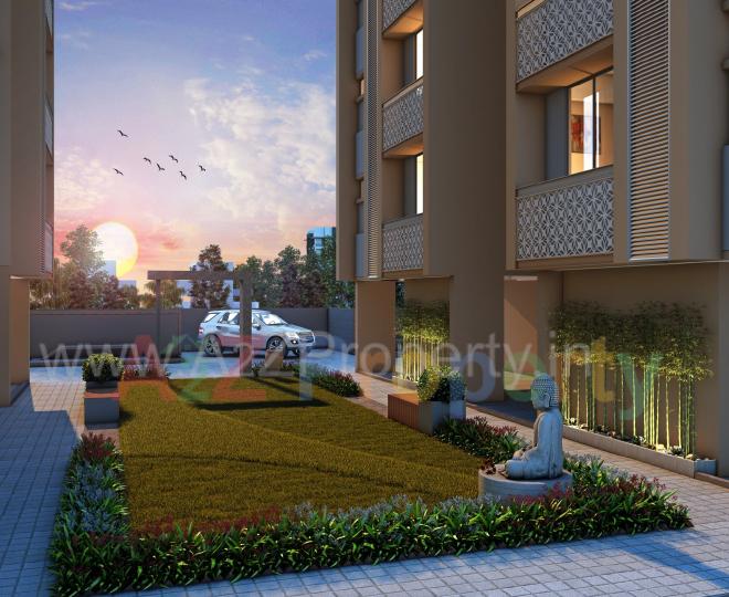3D Elevation of real estate project Green Valley located at Rajpur-hirpur, Ahmedabad, Gujarat