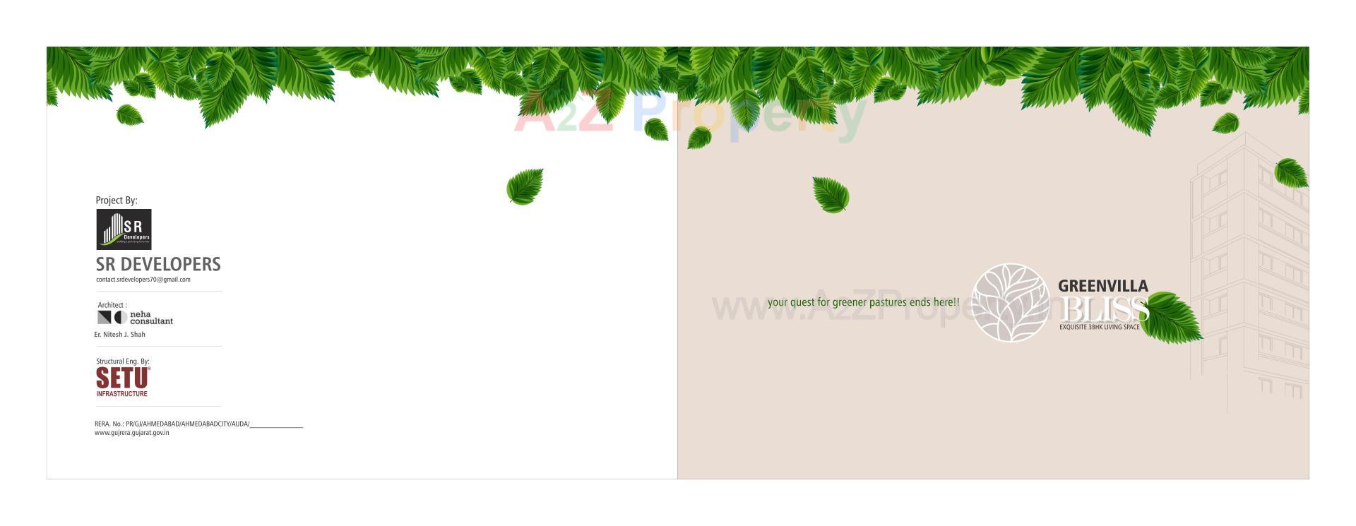  of real estate project Green Villa Bliss located at Ghatlodia, Ahmedabad, Gujarat