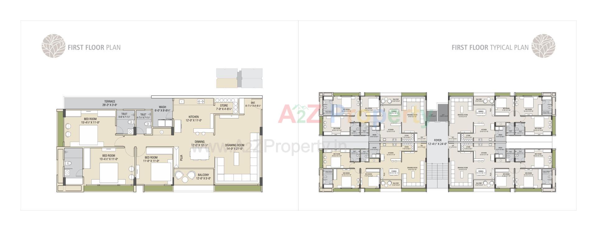Layout of real estate project Green Villa Bliss located at Ghatlodia, Ahmedabad, Gujarat