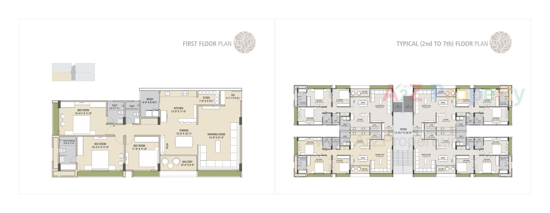 Layout of real estate project Green Villa Bliss located at Ghatlodia, Ahmedabad, Gujarat