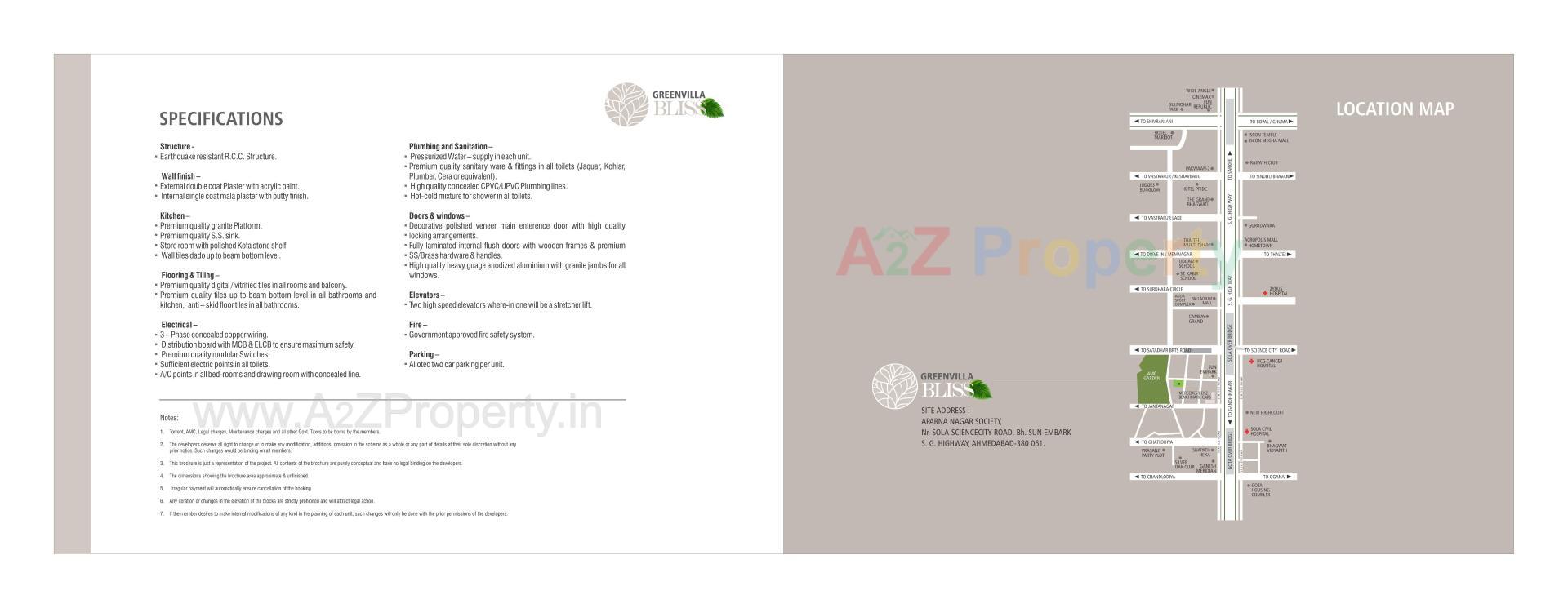  of real estate project Green Villa Bliss located at Ghatlodia, Ahmedabad, Gujarat