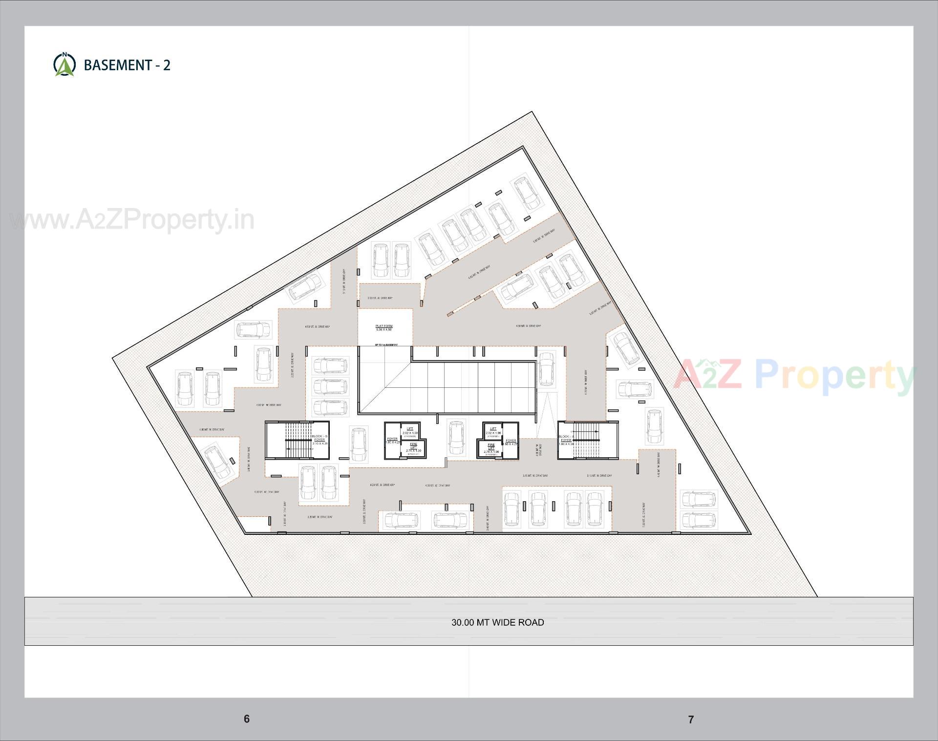 Layout of real estate project Green Ville located at Nikol, Ahmedabad, Gujarat