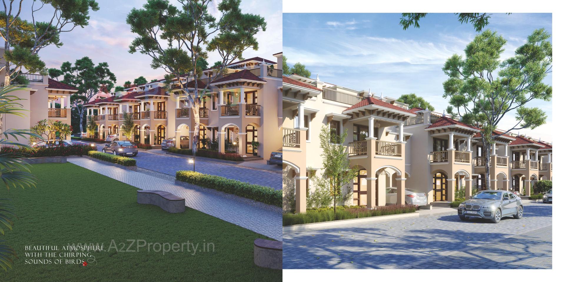 3D Elevation of real estate project Gulmohar Bungalows located at Sanand, Ahmedabad, Gujarat