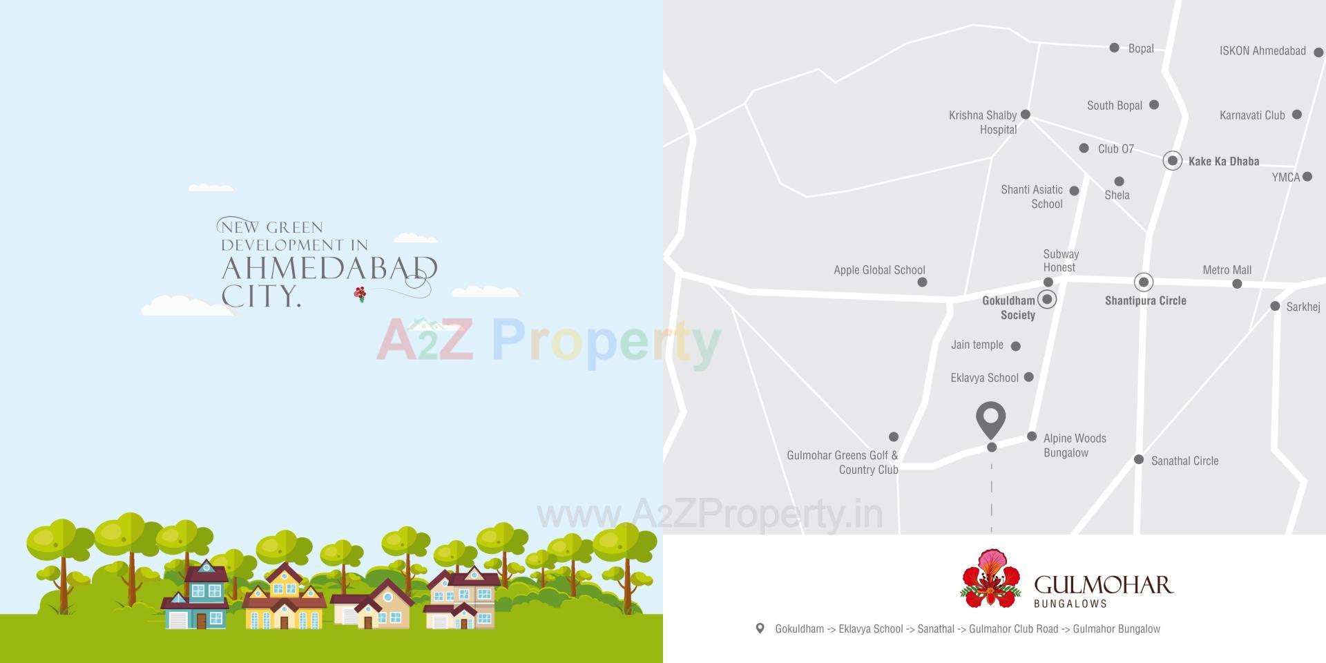  of real estate project Gulmohar Bungalows located at Sanand, Ahmedabad, Gujarat