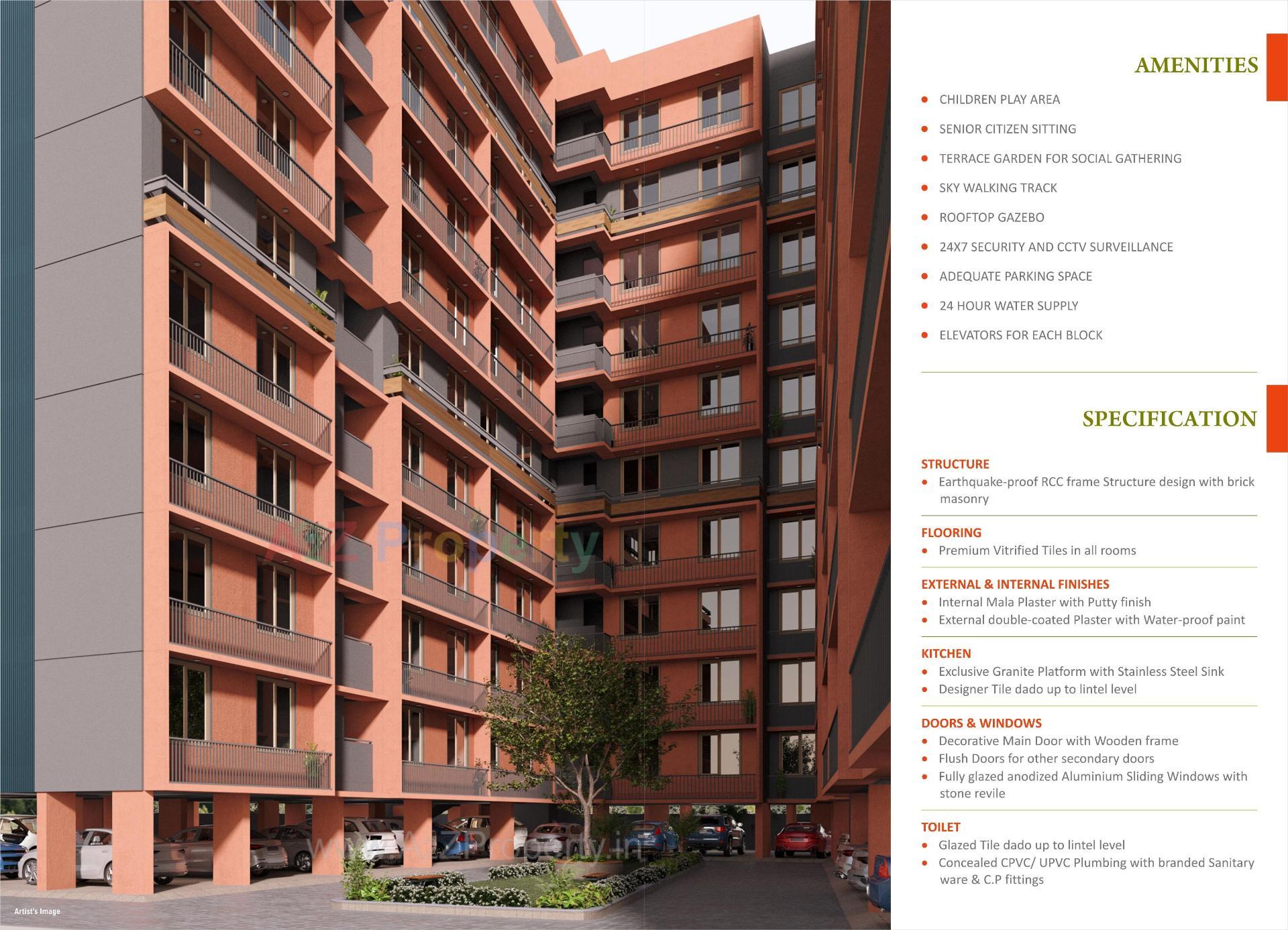  of real estate project Gulmohar Nirvana Ii located at Ghuma, Ahmedabad, Gujarat