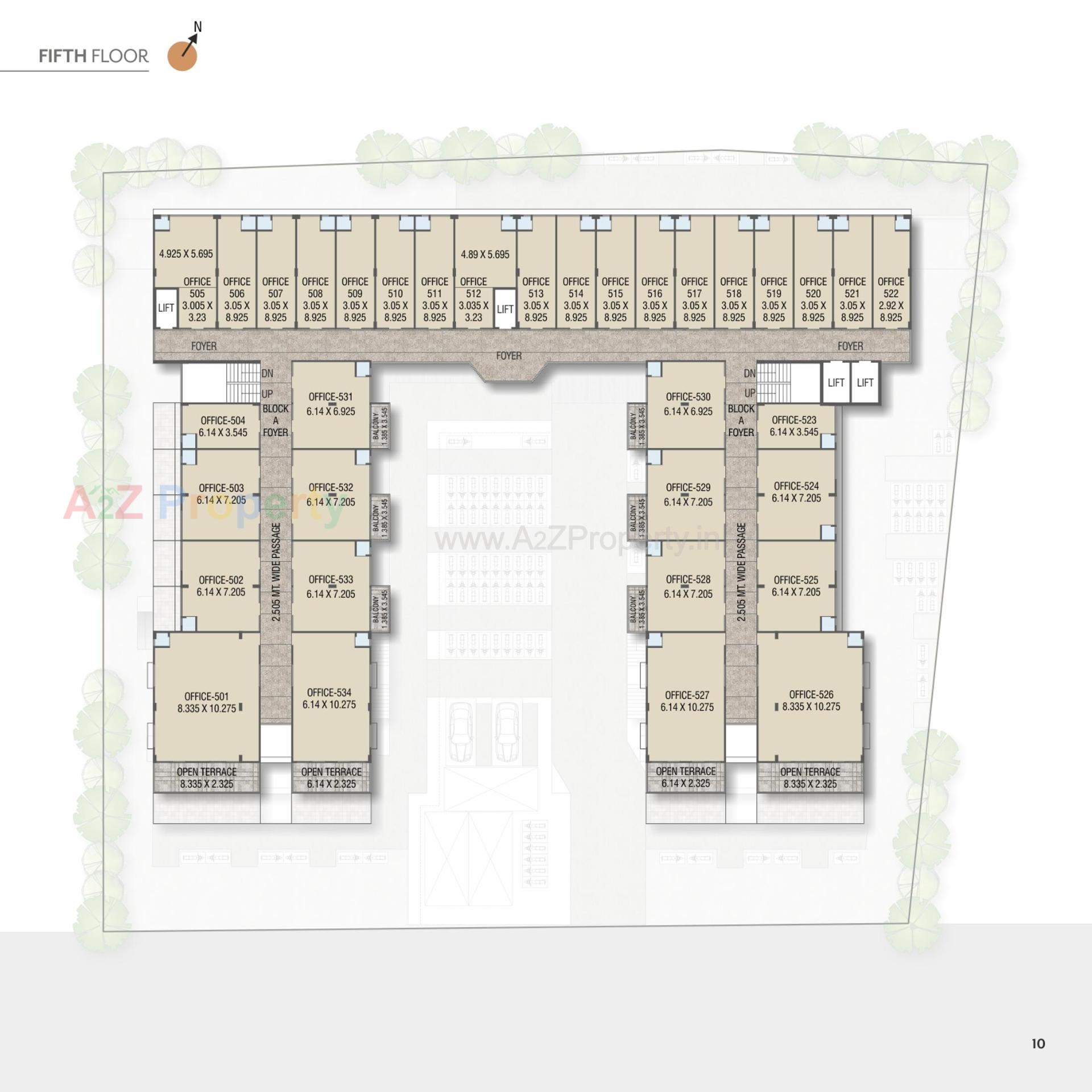 Layout of real estate project Gunjan Square located at Nikol, Ahmedabad, Gujarat