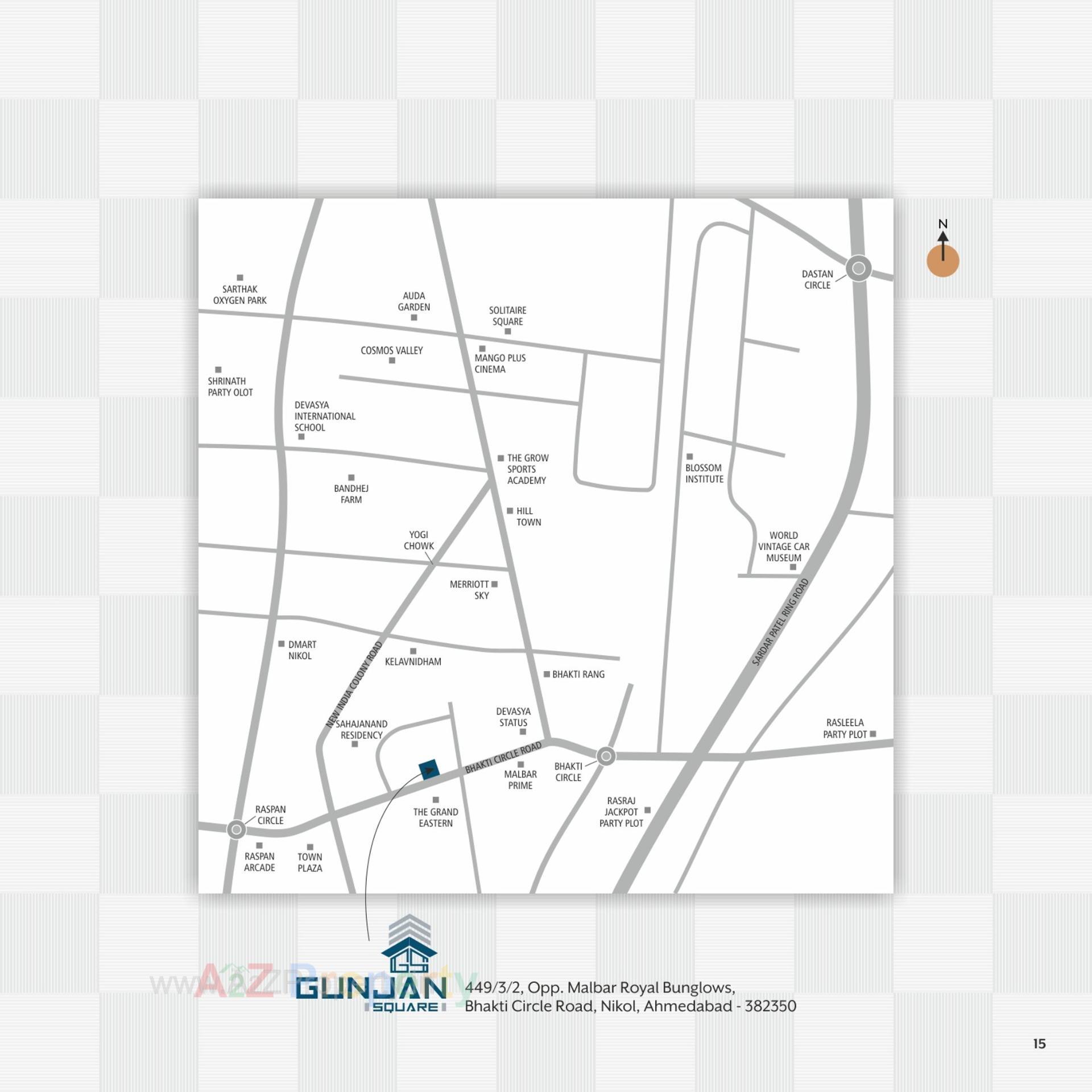  of real estate project Gunjan Square located at Nikol, Ahmedabad, Gujarat