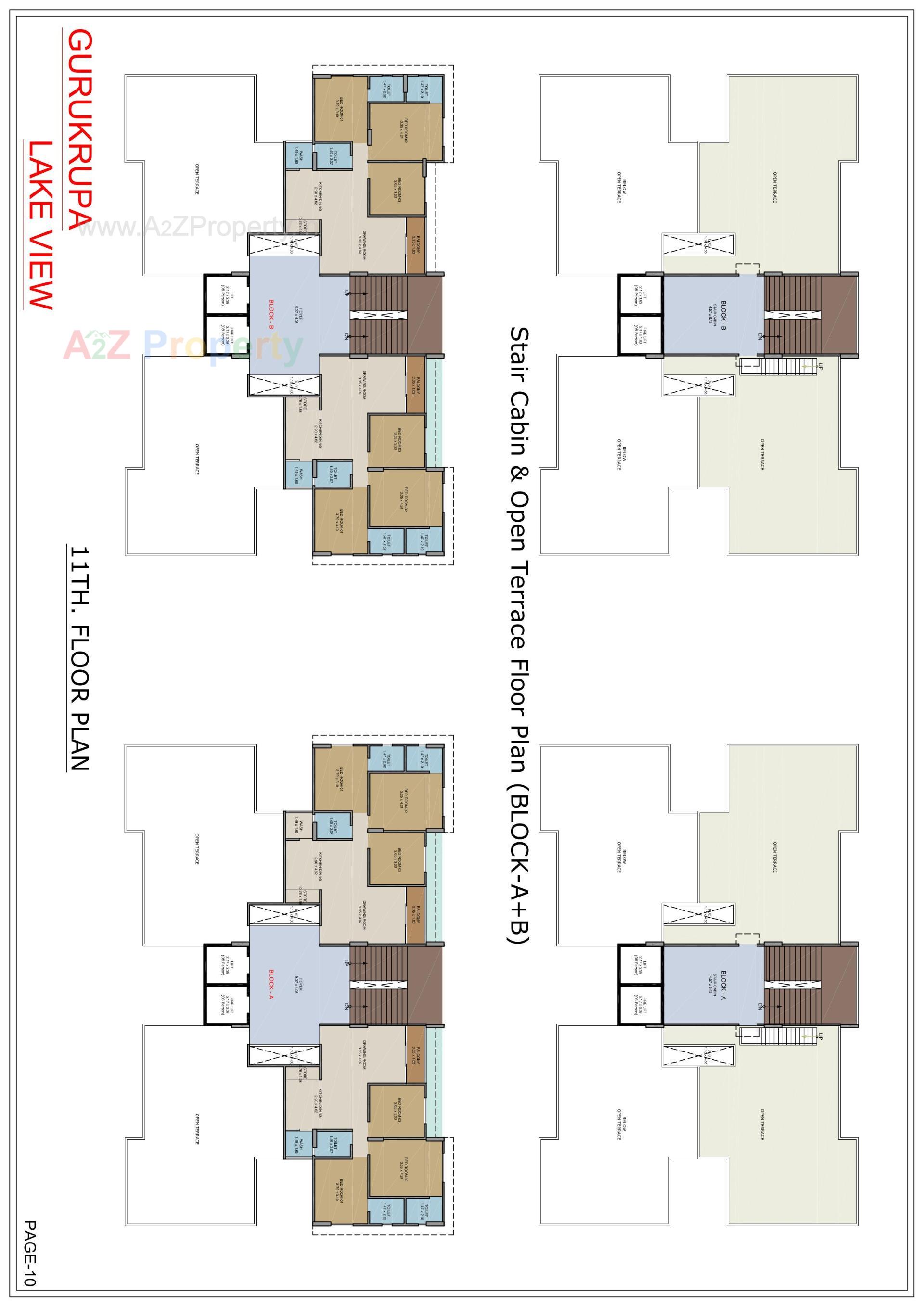 Layout of real estate project Gurukrupa Lakeview located at Ranip, Ahmedabad, Gujarat
