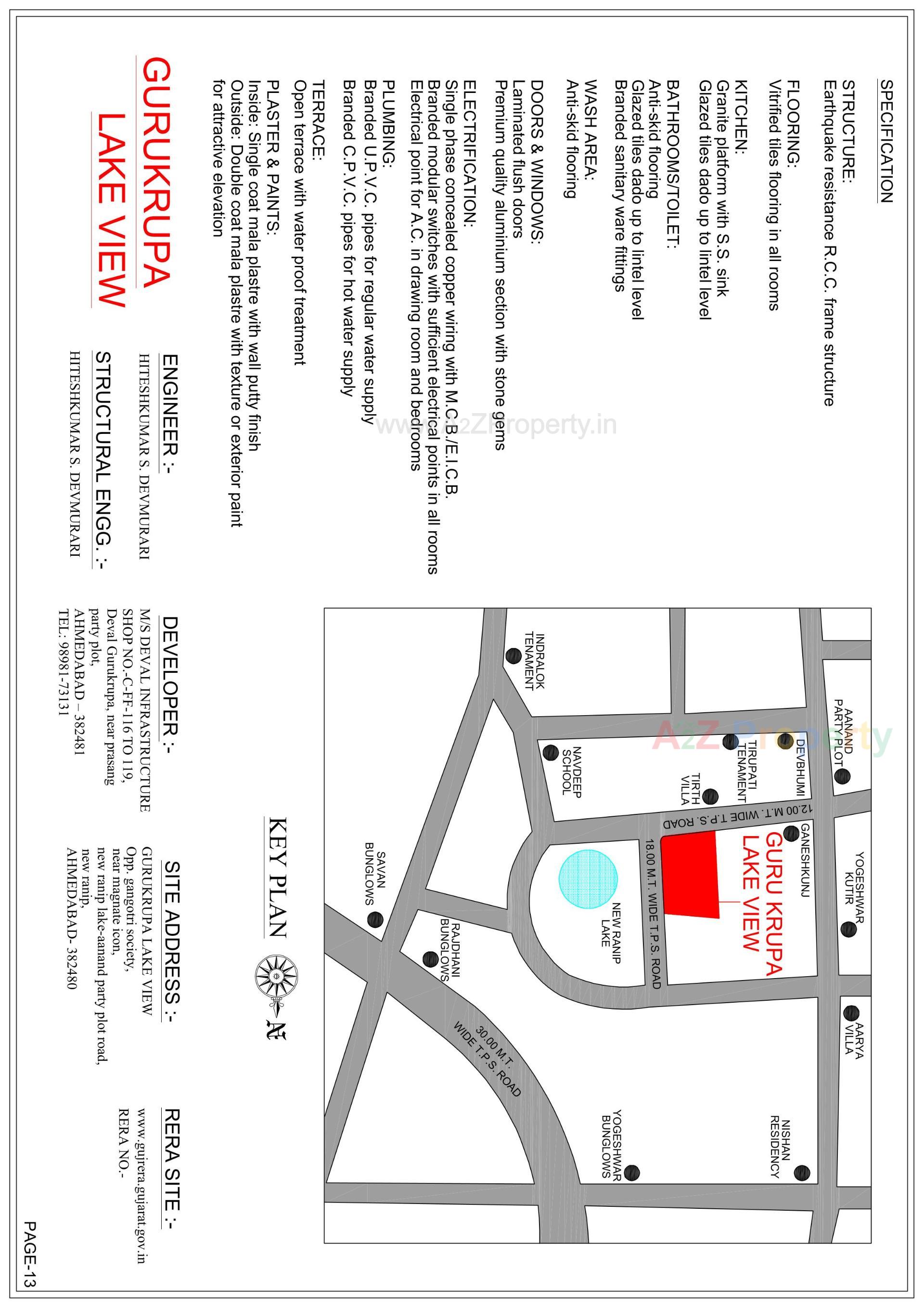  of real estate project Gurukrupa Lakeview located at Ranip, Ahmedabad, Gujarat