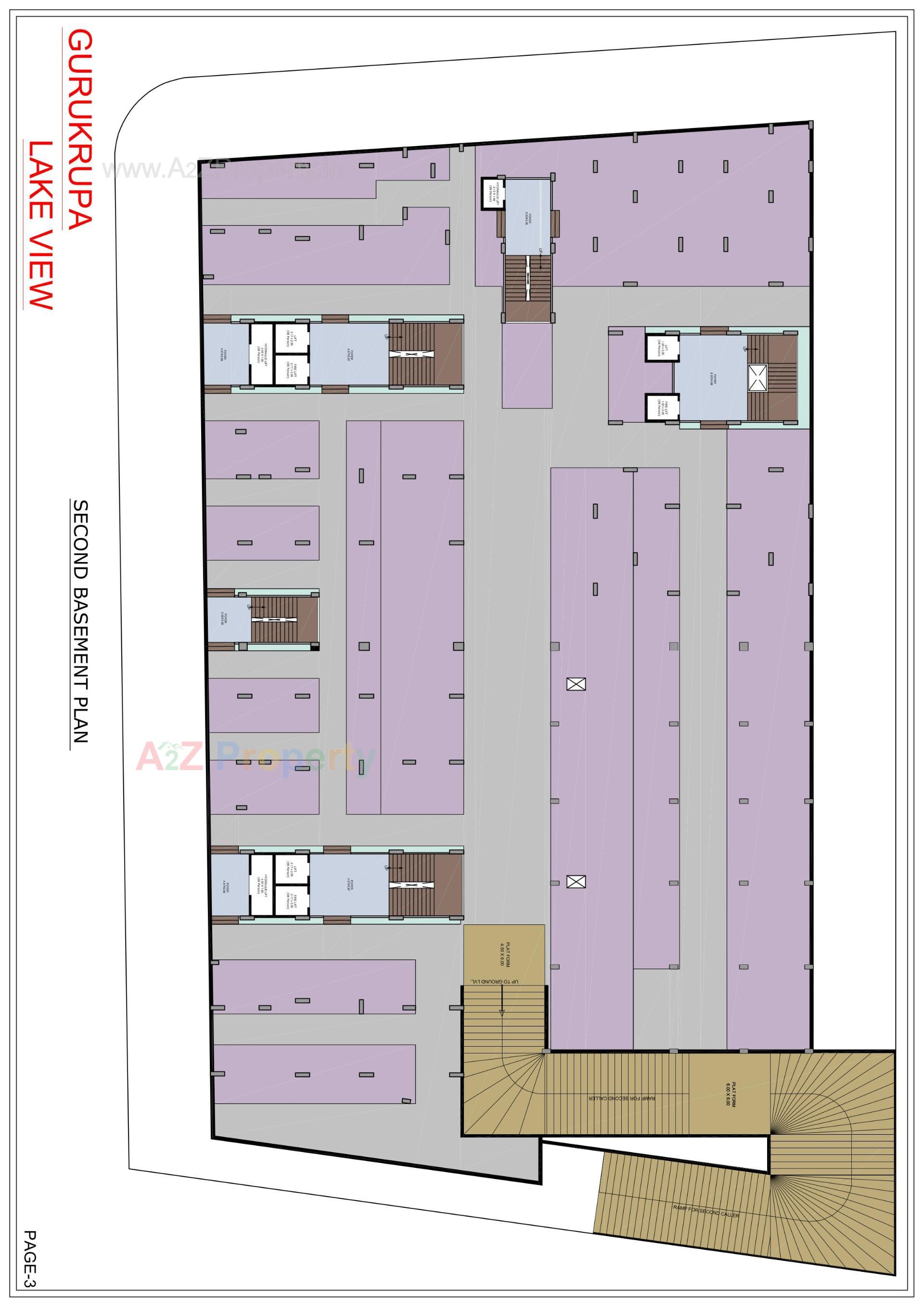 Layout of real estate project Gurukrupa Lakeview located at Ranip, Ahmedabad, Gujarat