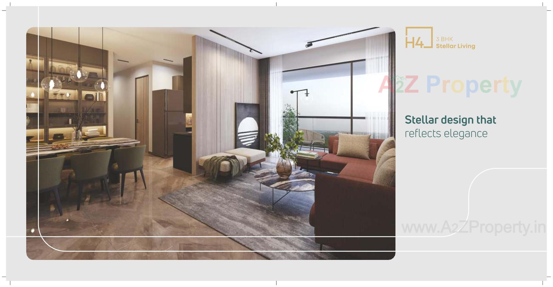 3D Elevation of real estate project H located at Gulbai-tekra, Ahmedabad, Gujarat