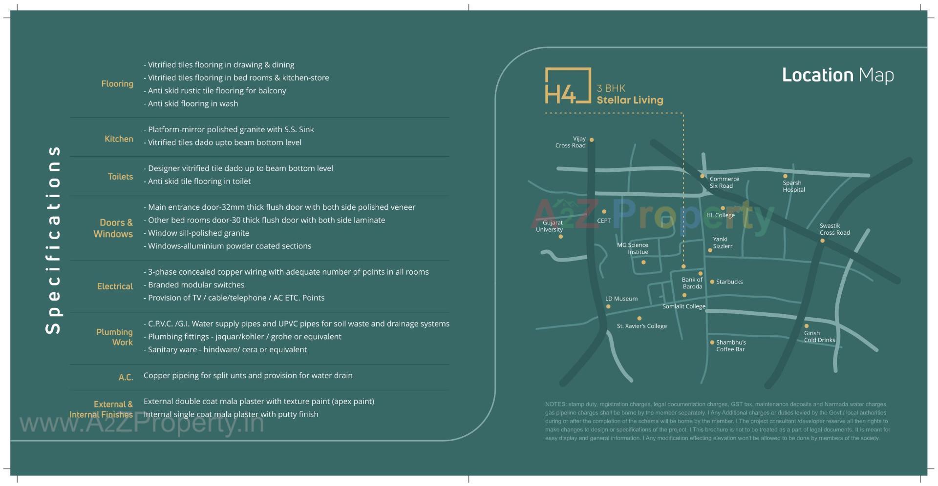  of real estate project H located at Gulbai-tekra, Ahmedabad, Gujarat