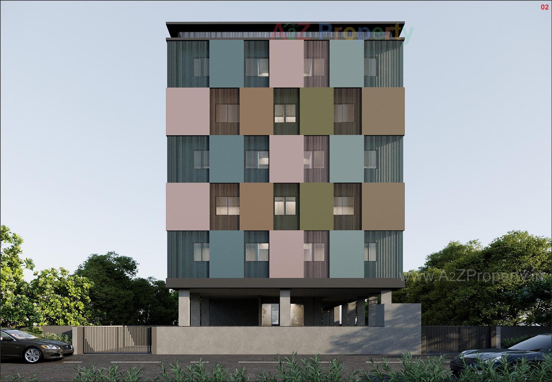 Layout of real estate project H located at Ahmedabad, Ahmedabad, Gujarat