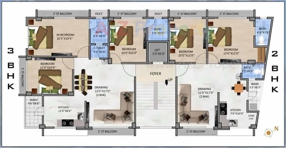 Layout of real estate project Haash Shrushti located at Paldi, Ahmedabad, Gujarat