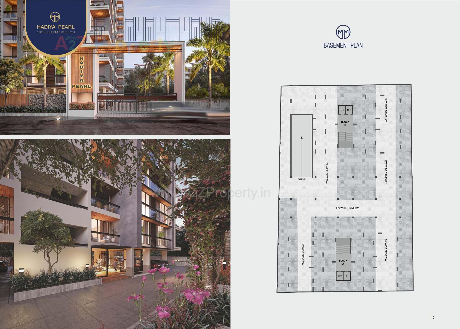 Layout of real estate project Hadiya Pearl located at Sarkhej, Ahmedabad, Gujarat