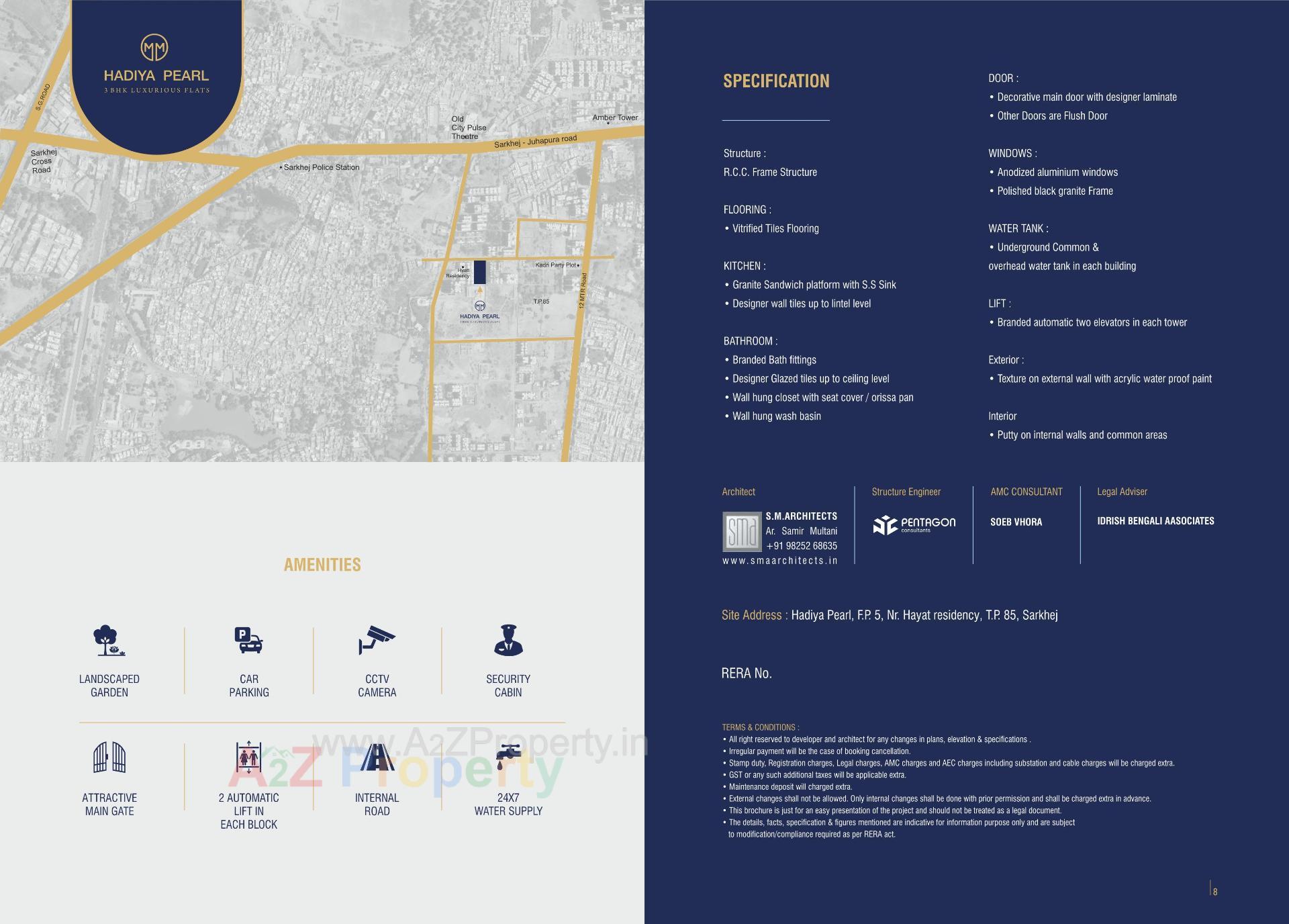  of real estate project Hadiya Pearl located at Sarkhej, Ahmedabad, Gujarat