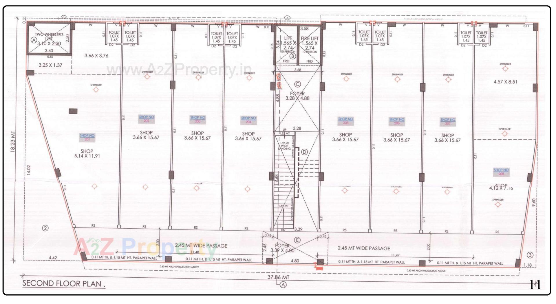  of real estate project Hamd Miracle located at Makarba, Ahmedabad, Gujarat