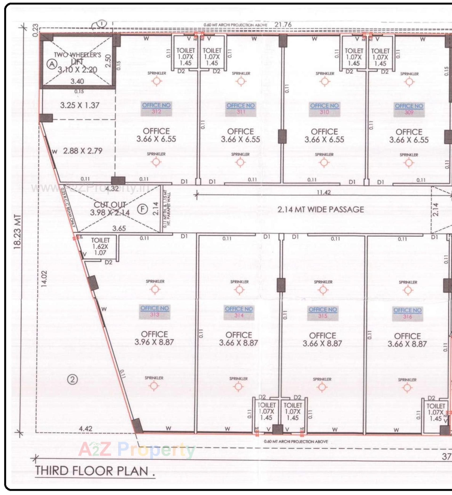 Layout of real estate project Hamd Miracle located at Makarba, Ahmedabad, Gujarat