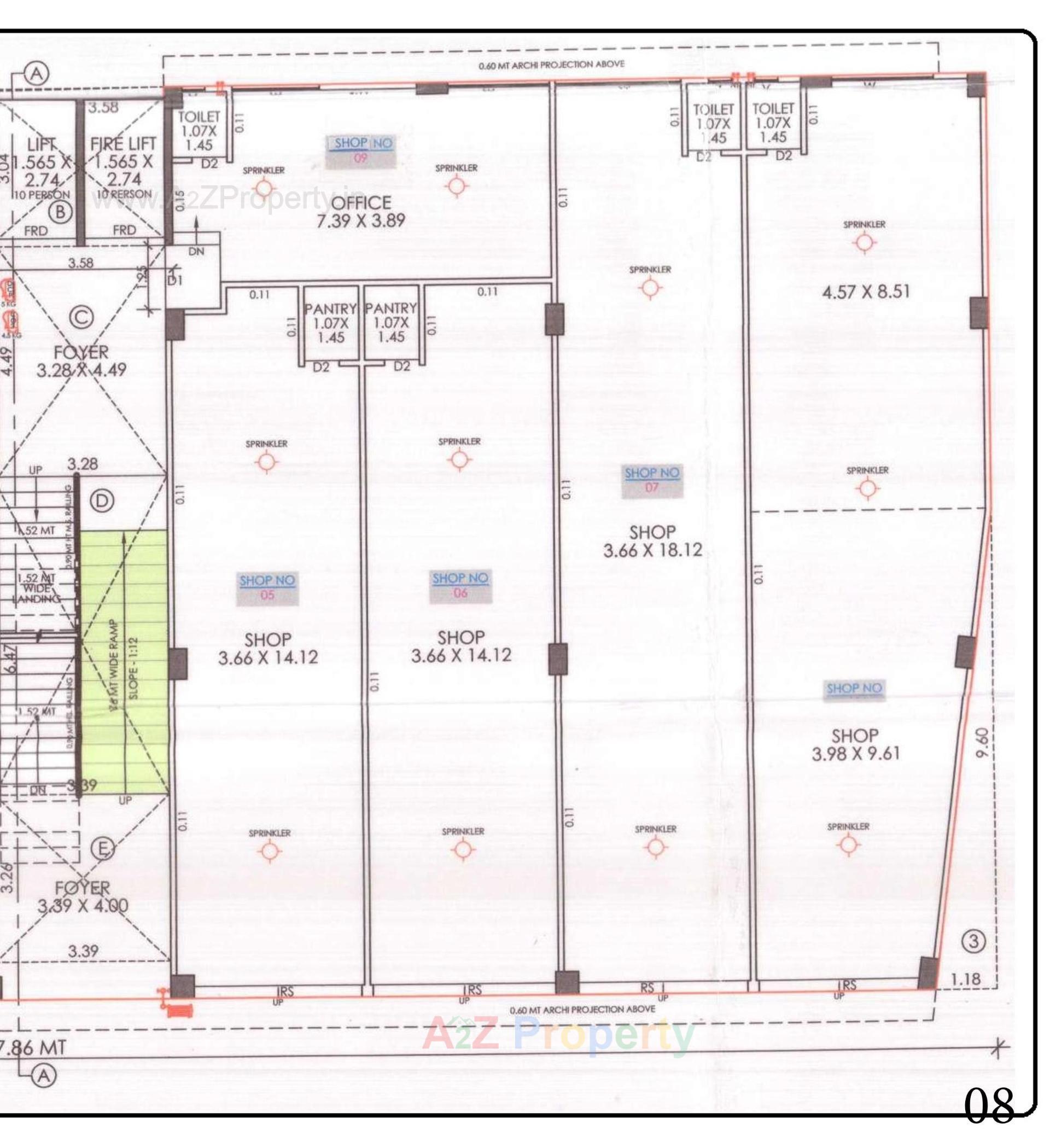 Layout of real estate project Hamd Miracle located at Makarba, Ahmedabad, Gujarat