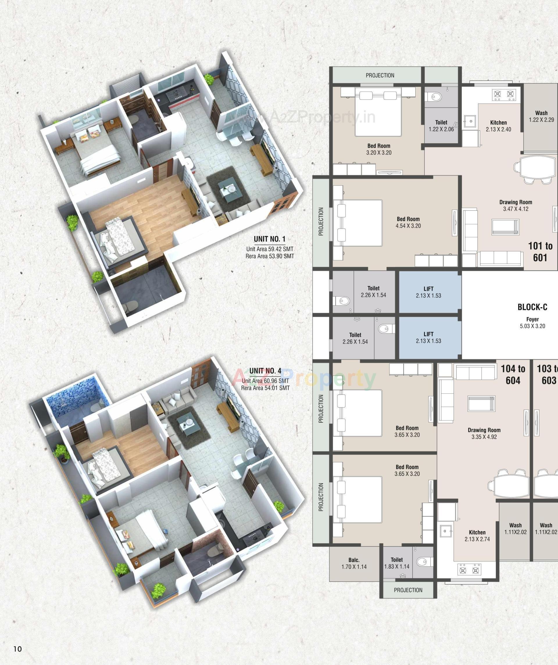 Layout of real estate project Hammash Residency Block located at Ahmedabad, Ahmedabad, Gujarat