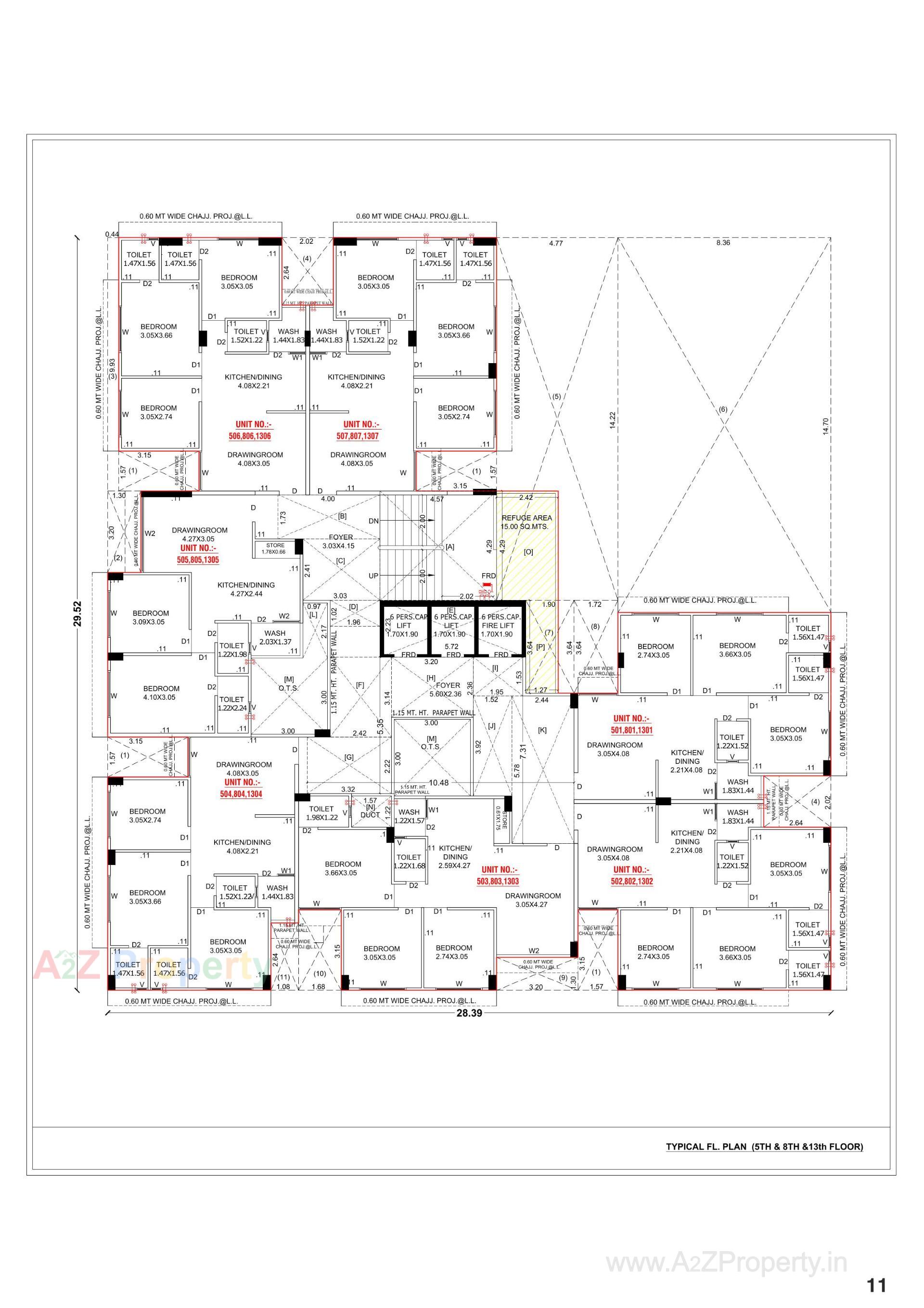 Layout of real estate project Happy Aadesh located at Ghuma, Ahmedabad, Gujarat