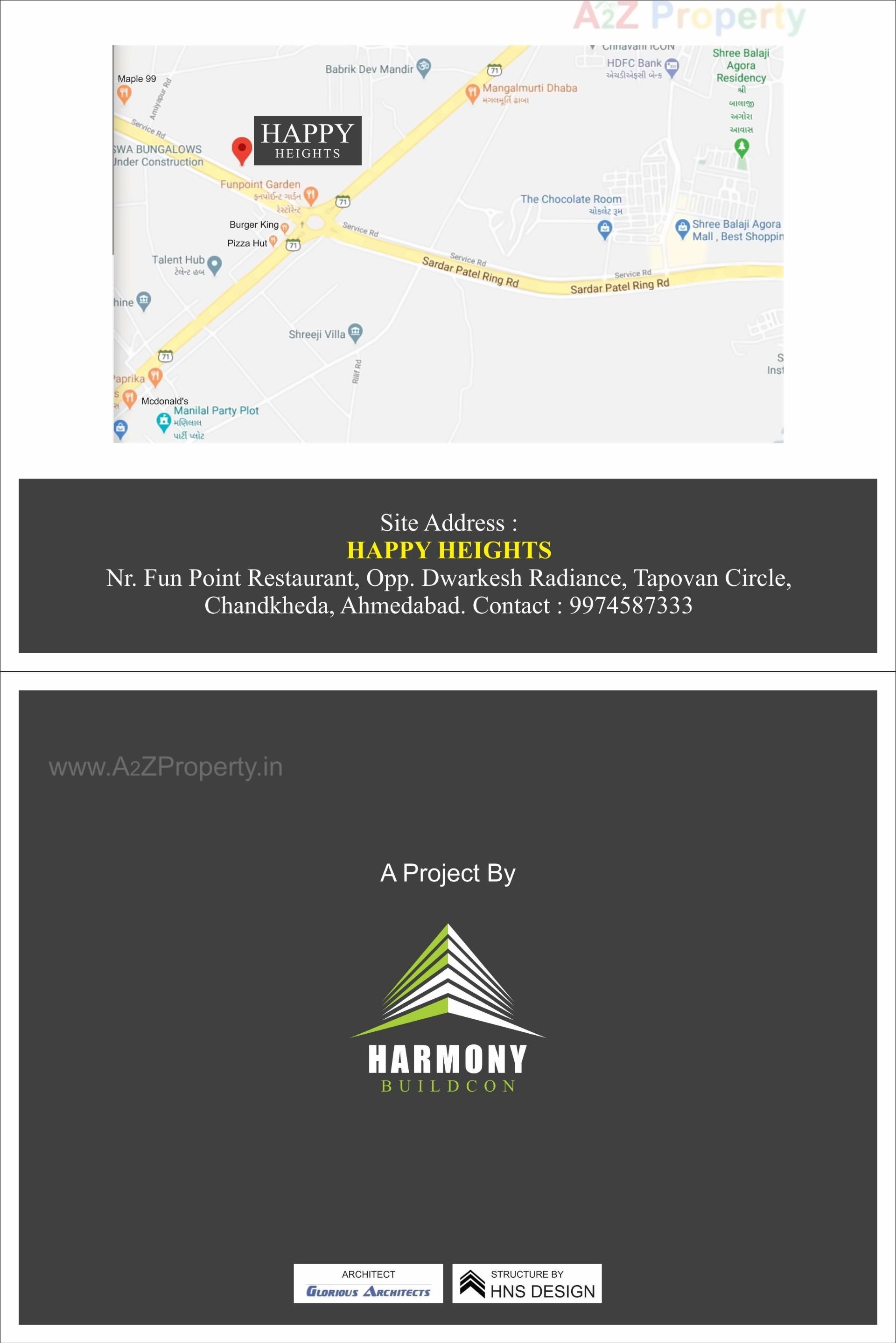  of real estate project Happy Heights located at Chandkheda, Ahmedabad, Gujarat