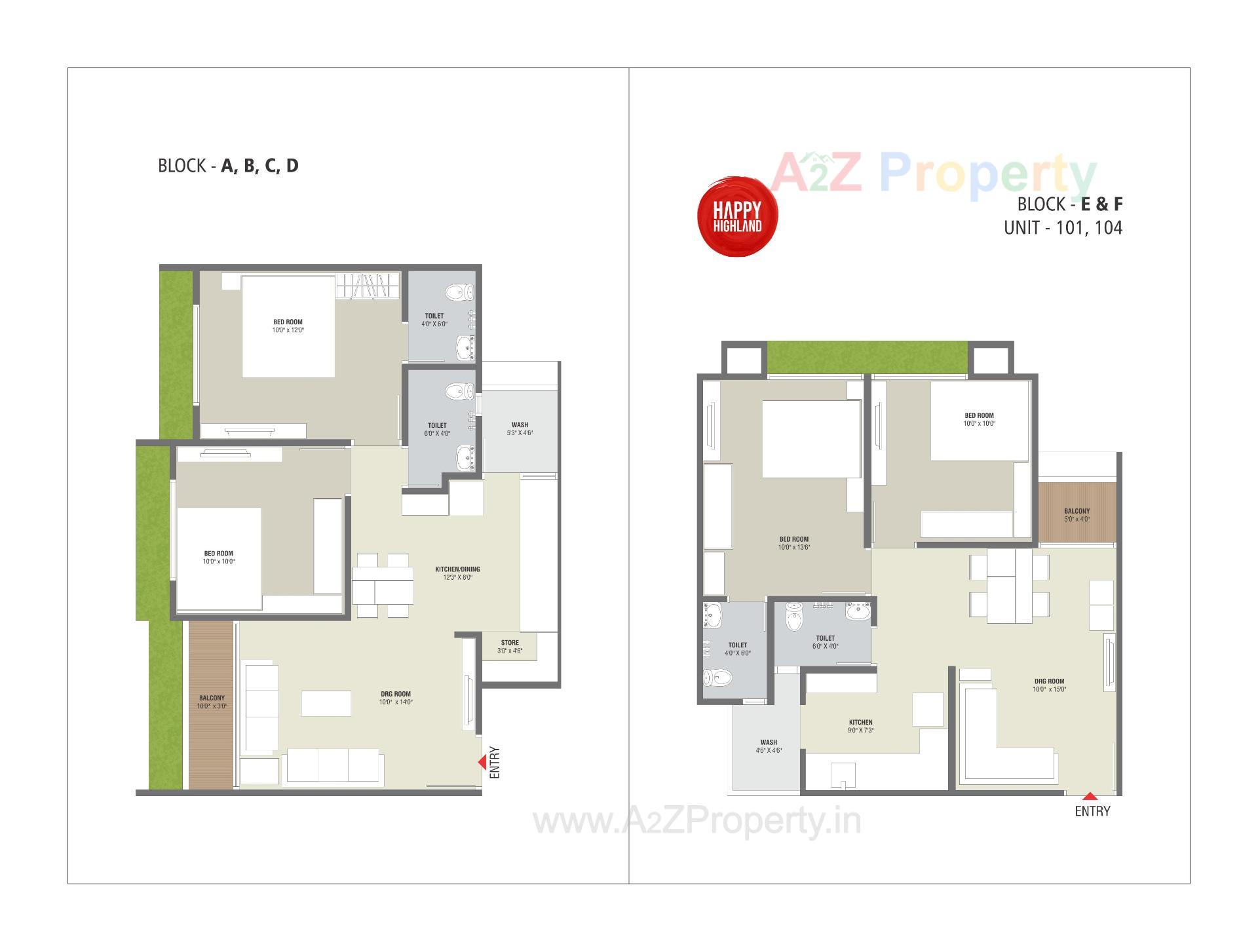 Layout of real estate project Happy Highland located at Manipur, Ahmedabad, Gujarat