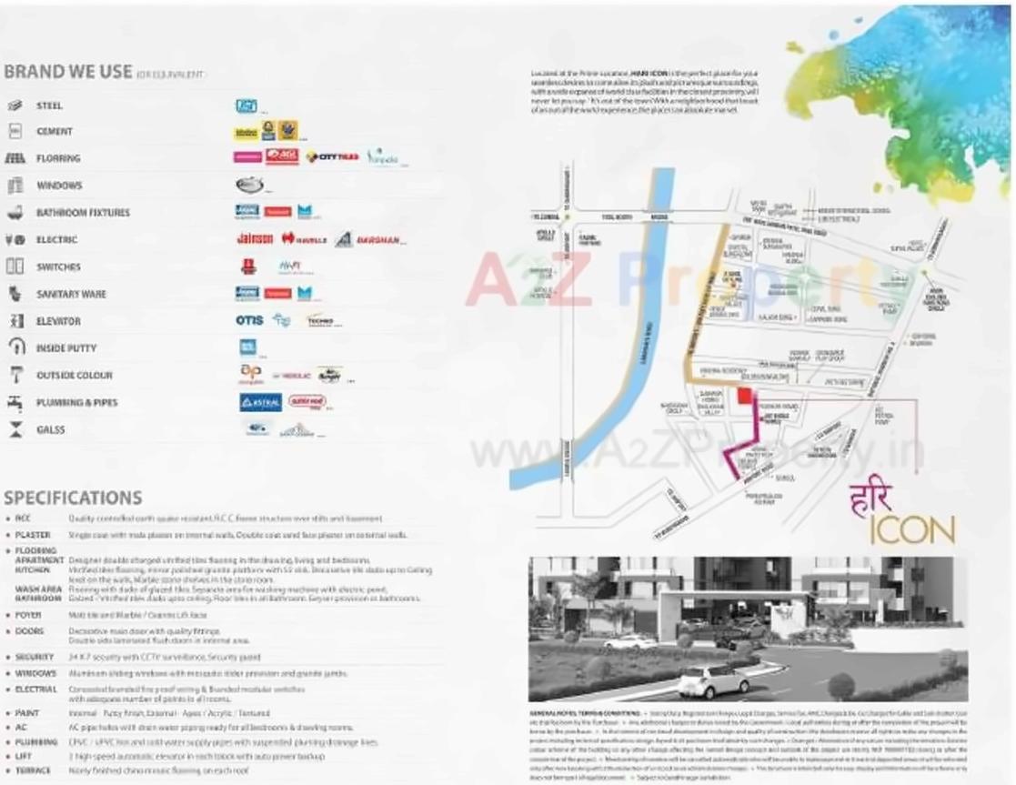  of real estate project Hari Icon located at Nana-chiloda, Ahmedabad, Gujarat