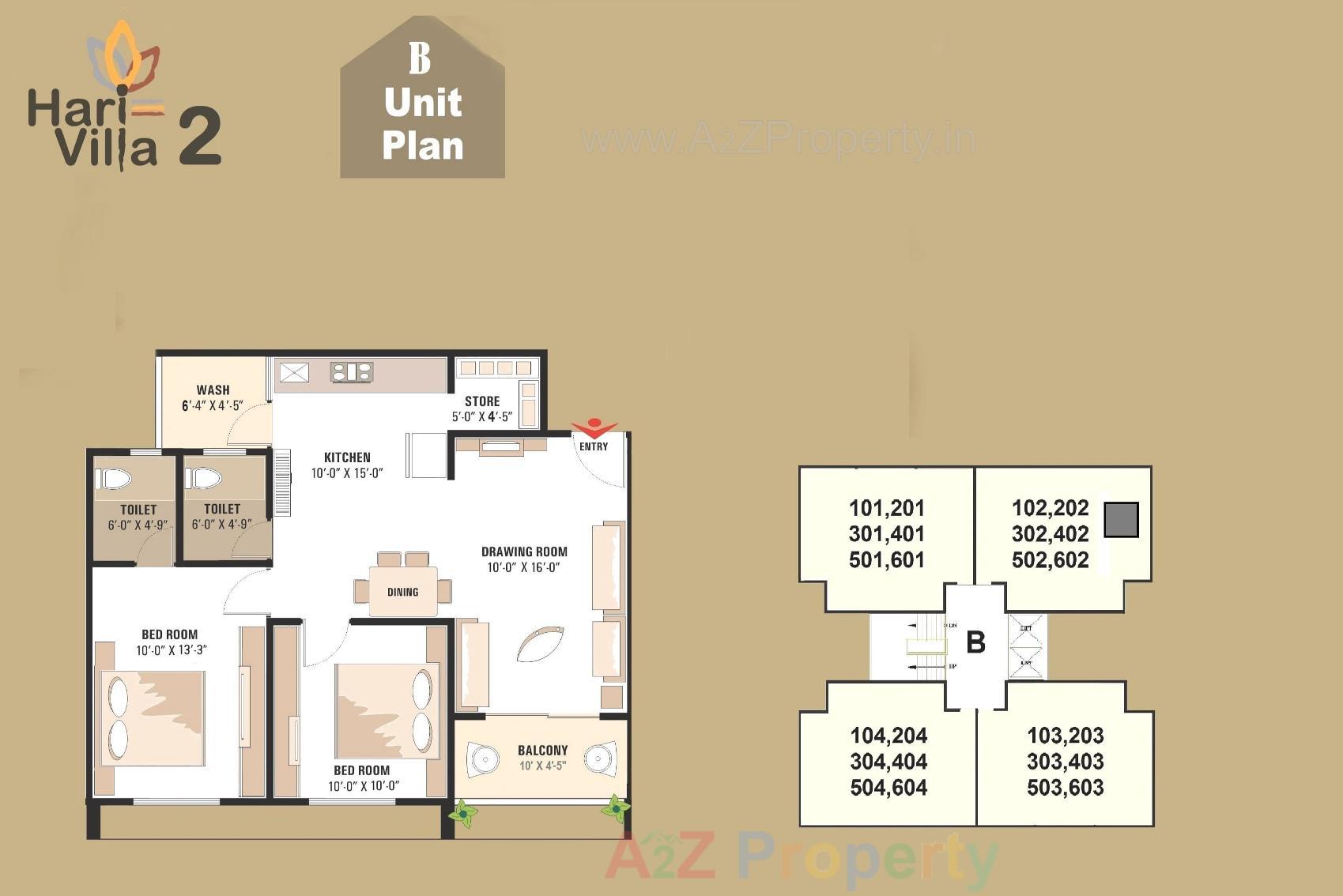 Layout of real estate project Hari Villa located at Bareja, Ahmedabad, Gujarat