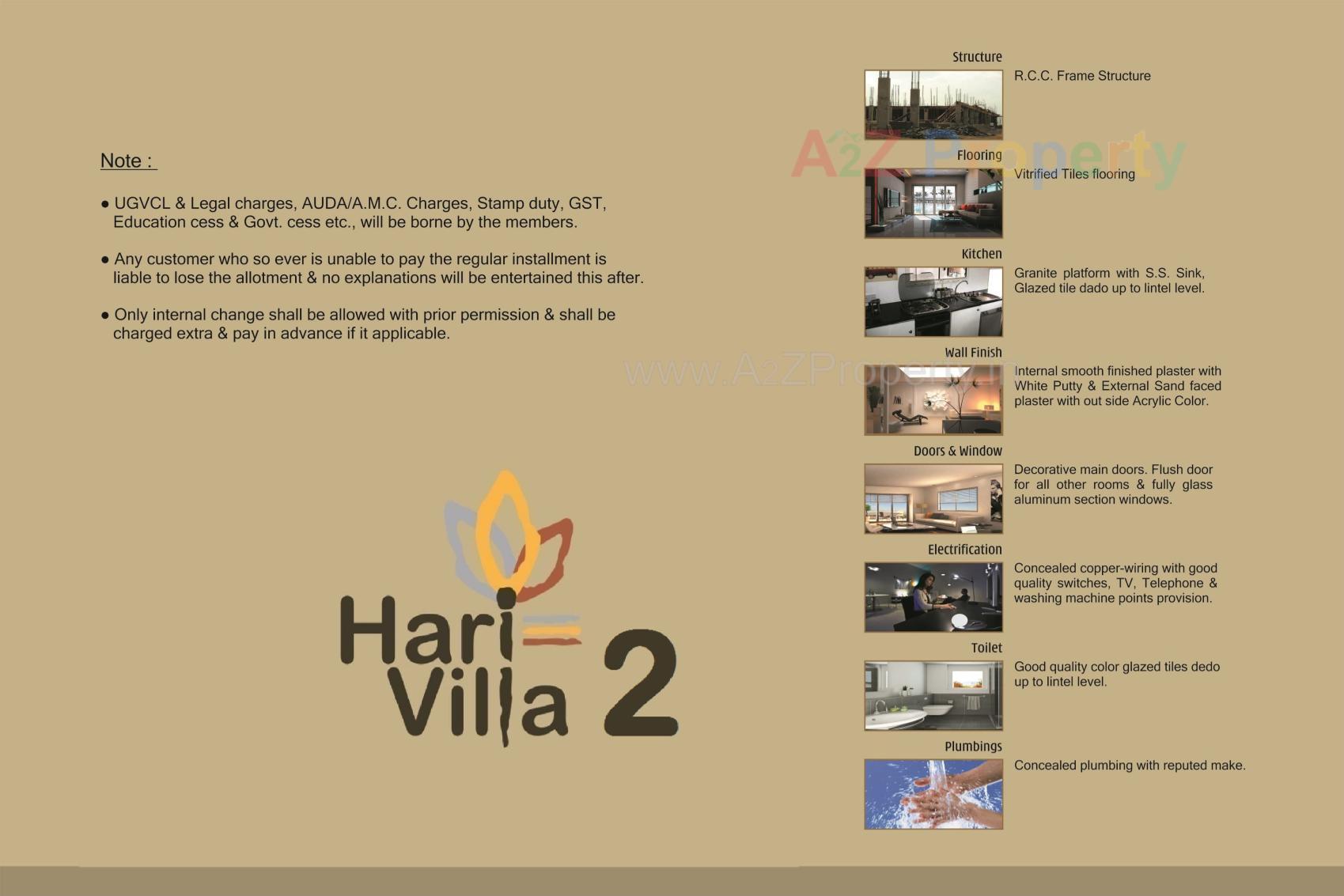  of real estate project Hari Villa located at Bareja, Ahmedabad, Gujarat