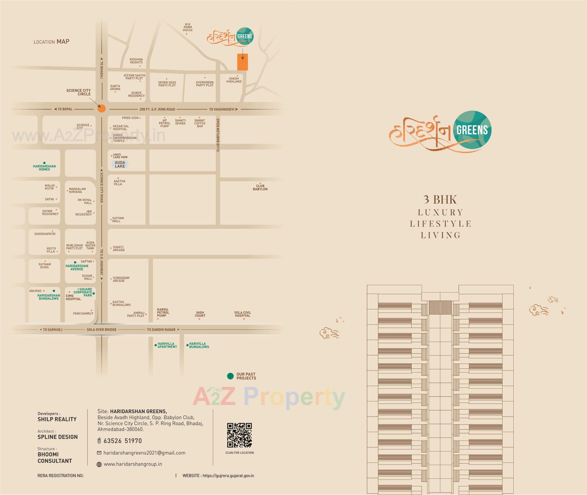  of real estate project Haridarshan Greens located at Bhadaj, Ahmedabad, Gujarat
