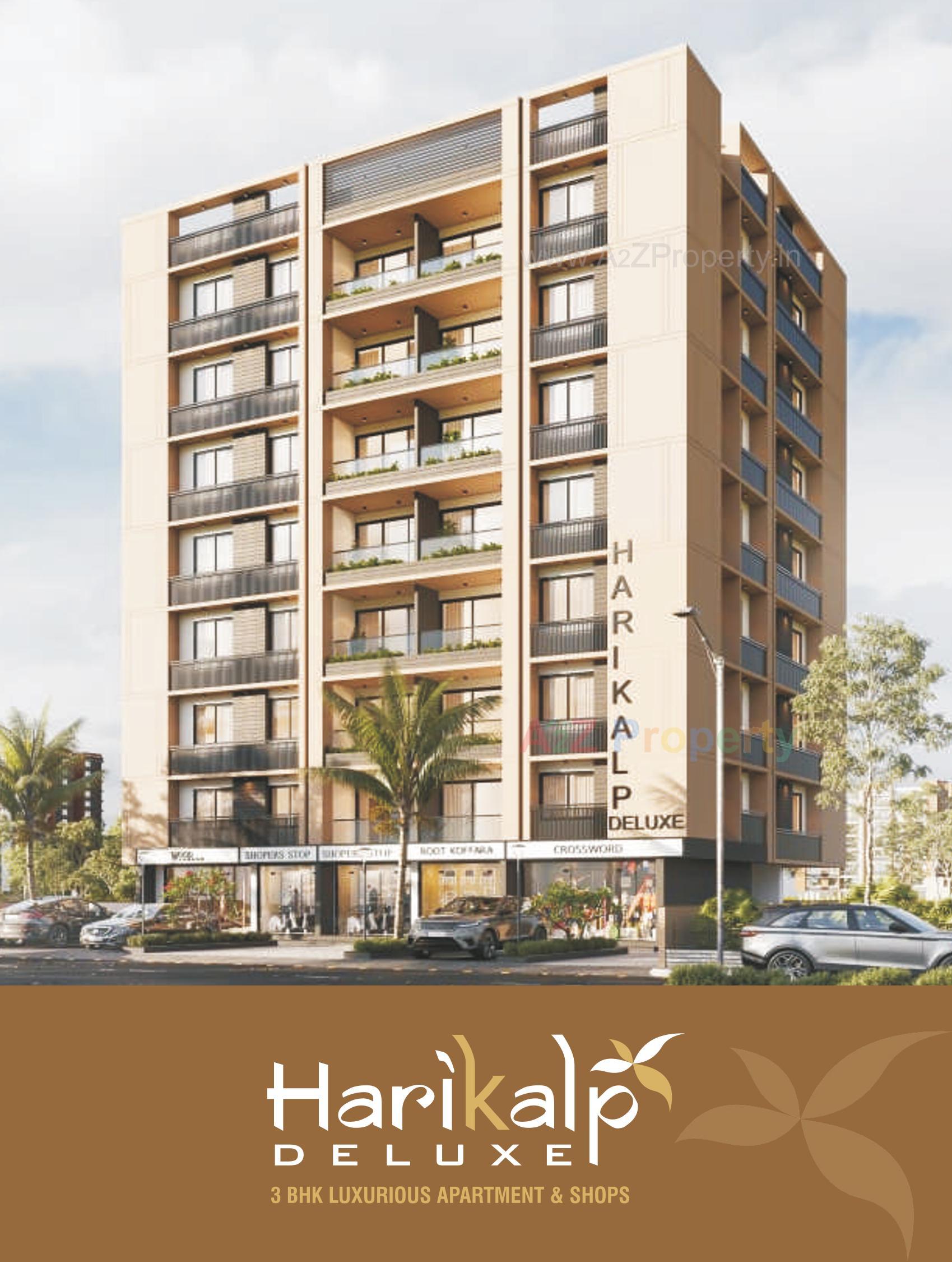 3D Elevation of real estate project Harikalp Deluxe located at Paldi, Ahmedabad, Gujarat