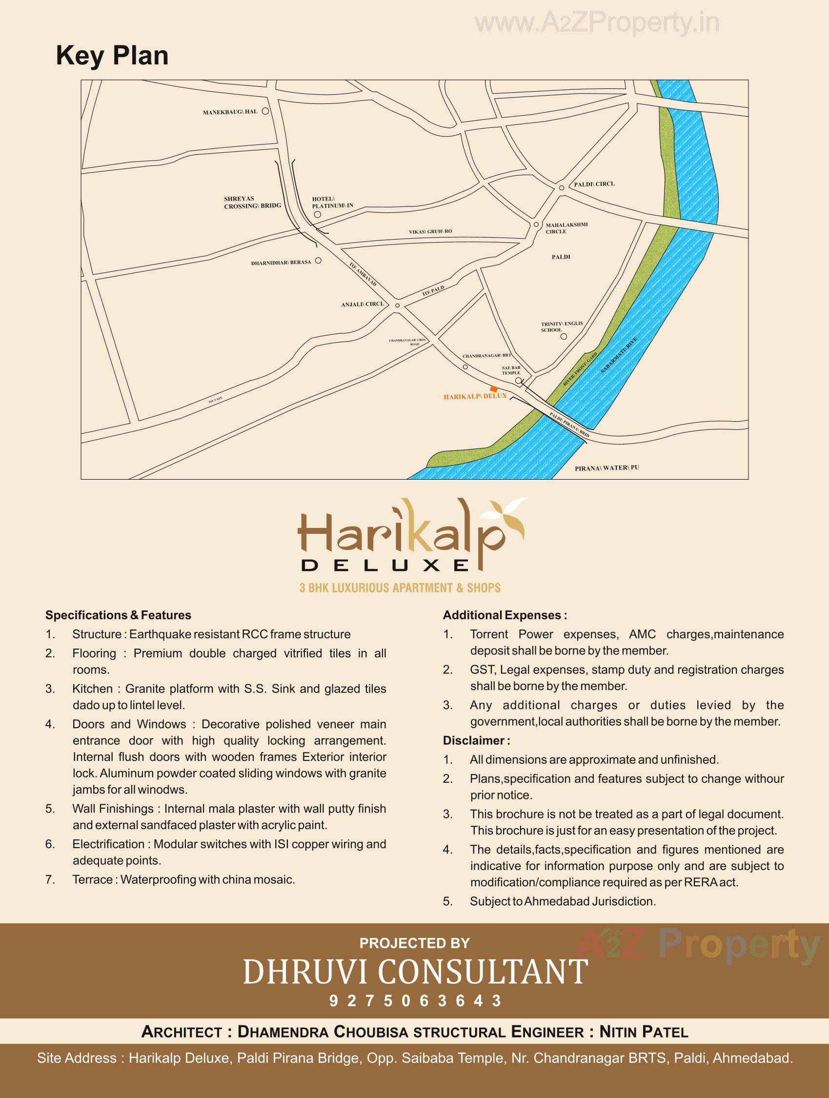  of real estate project Harikalp Deluxe located at Paldi, Ahmedabad, Gujarat