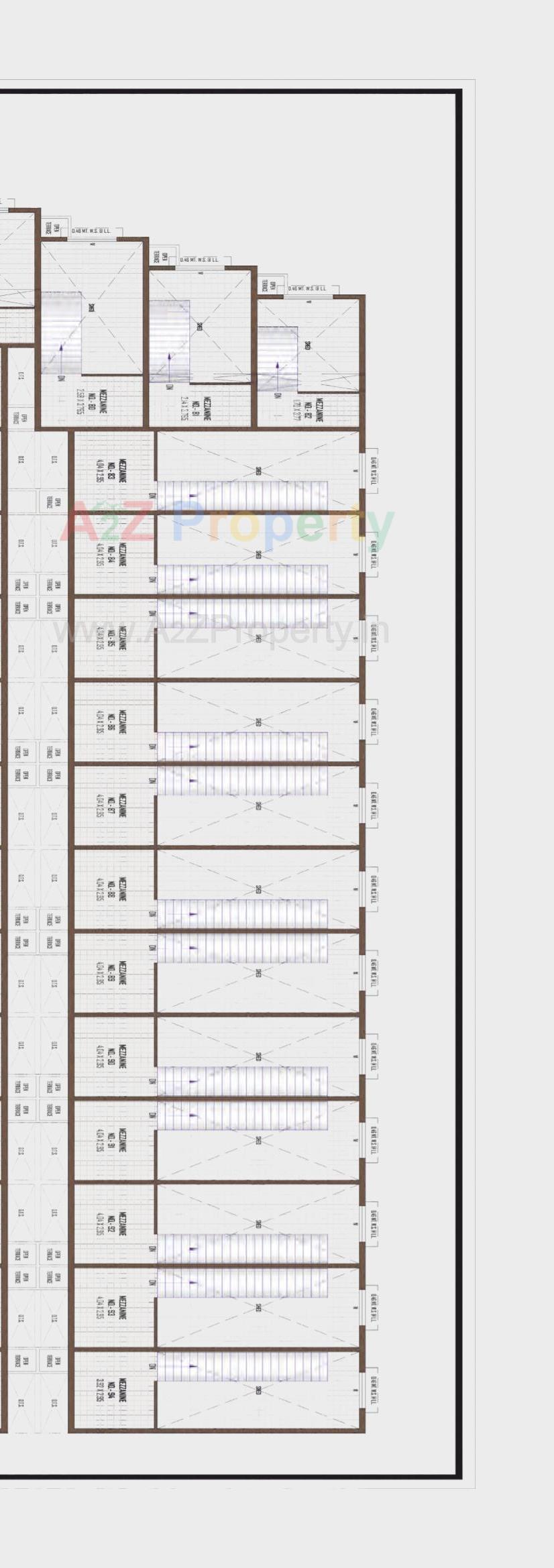 Layout of real estate project Harikrupa Industrial Park located at Kathwada, Ahmedabad, Gujarat
